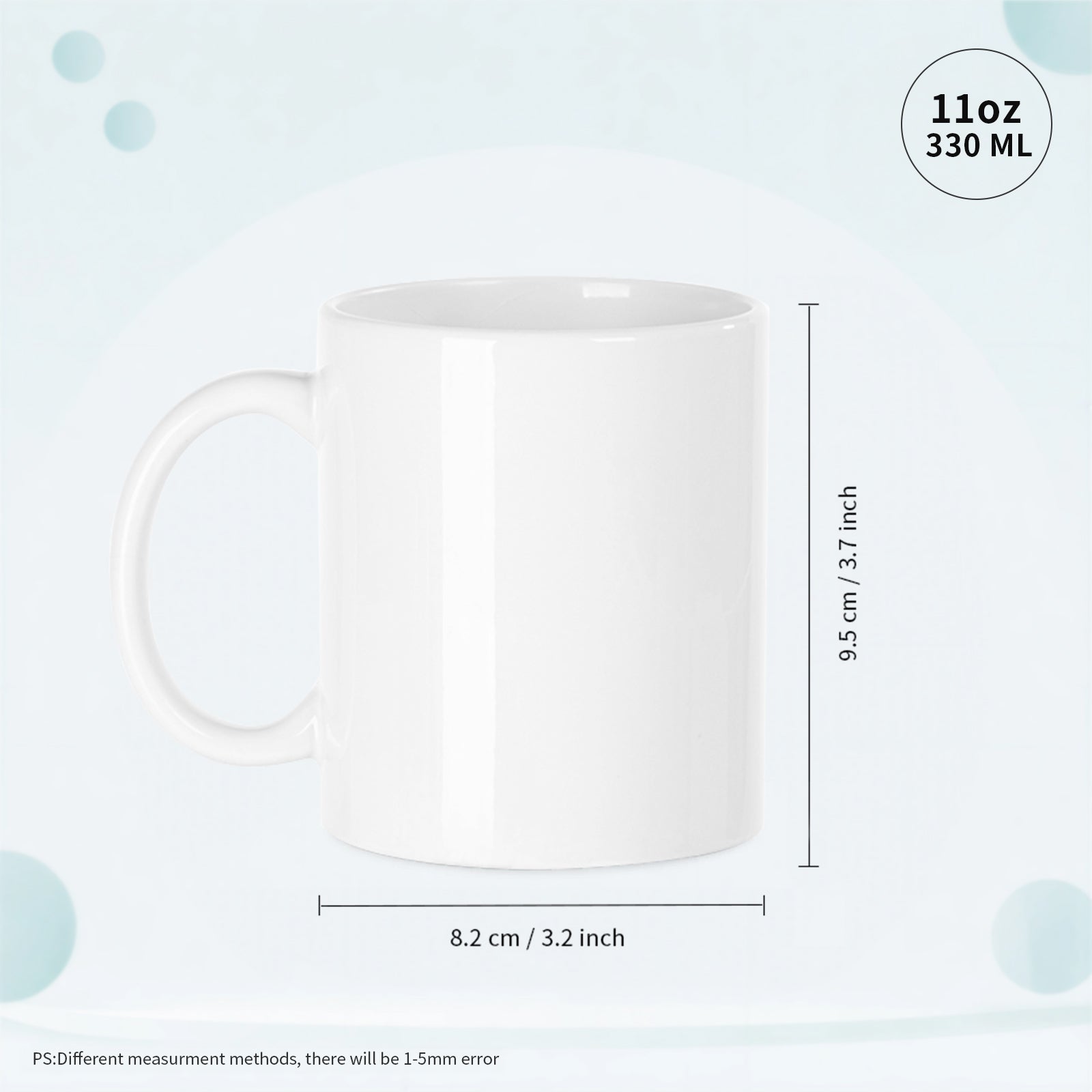 Sublimation Coffee Mugs 11 OZ with Individual White Box 36 Pack
