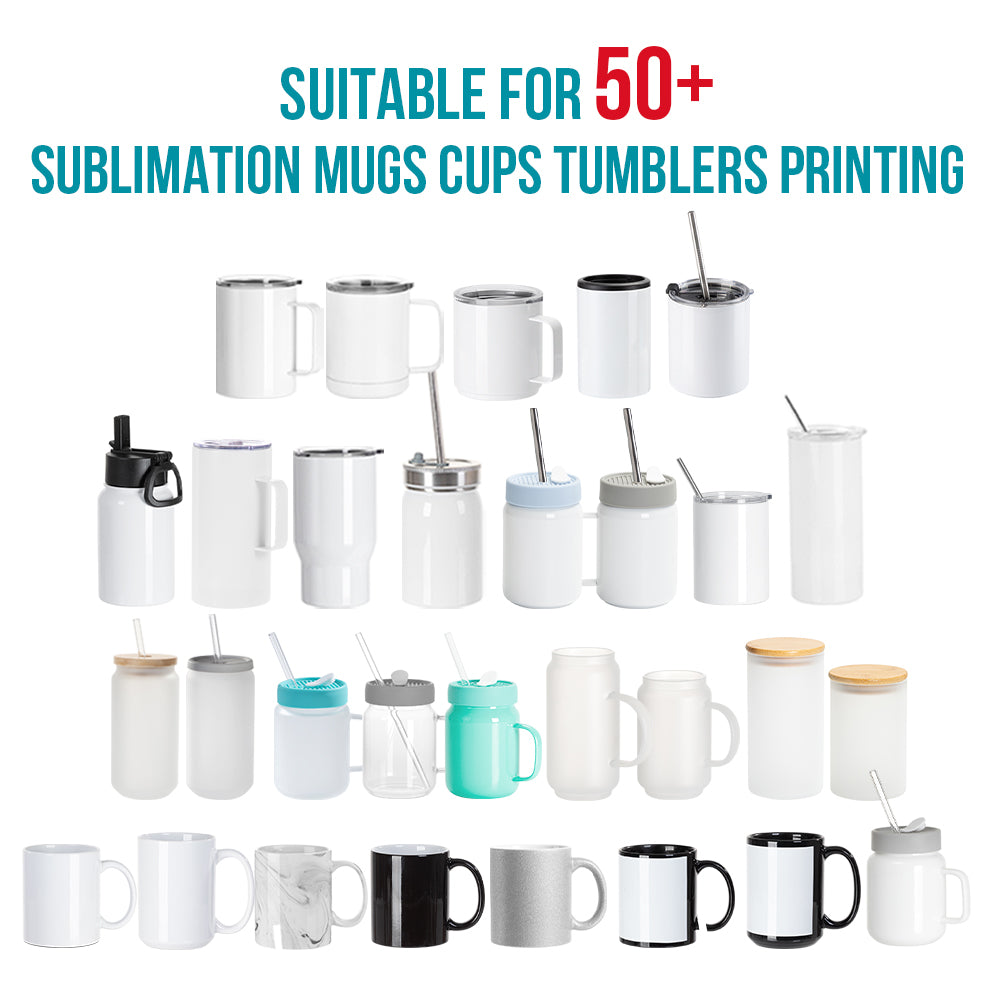 PYD Life Sublimation Transfers Ready to Press for Sublimation Tumblers Mugs Cups Shirts 15.7 in x 40 ft Hydro Sublimation Pattern Paper for 20 oz 40