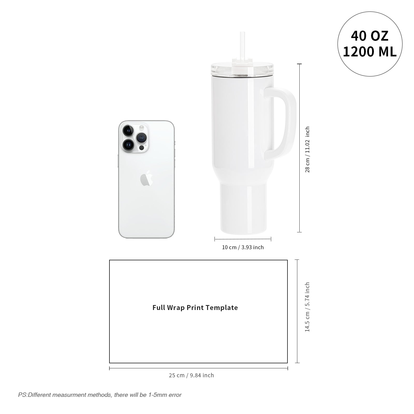 12 L Sublimation Oven Machine Sublimation Starter Beginner Kit Bundle With 40 OZ Sublimation Tumblers, Sublimation Paper, Shrink Wrap Film and Heat Tape