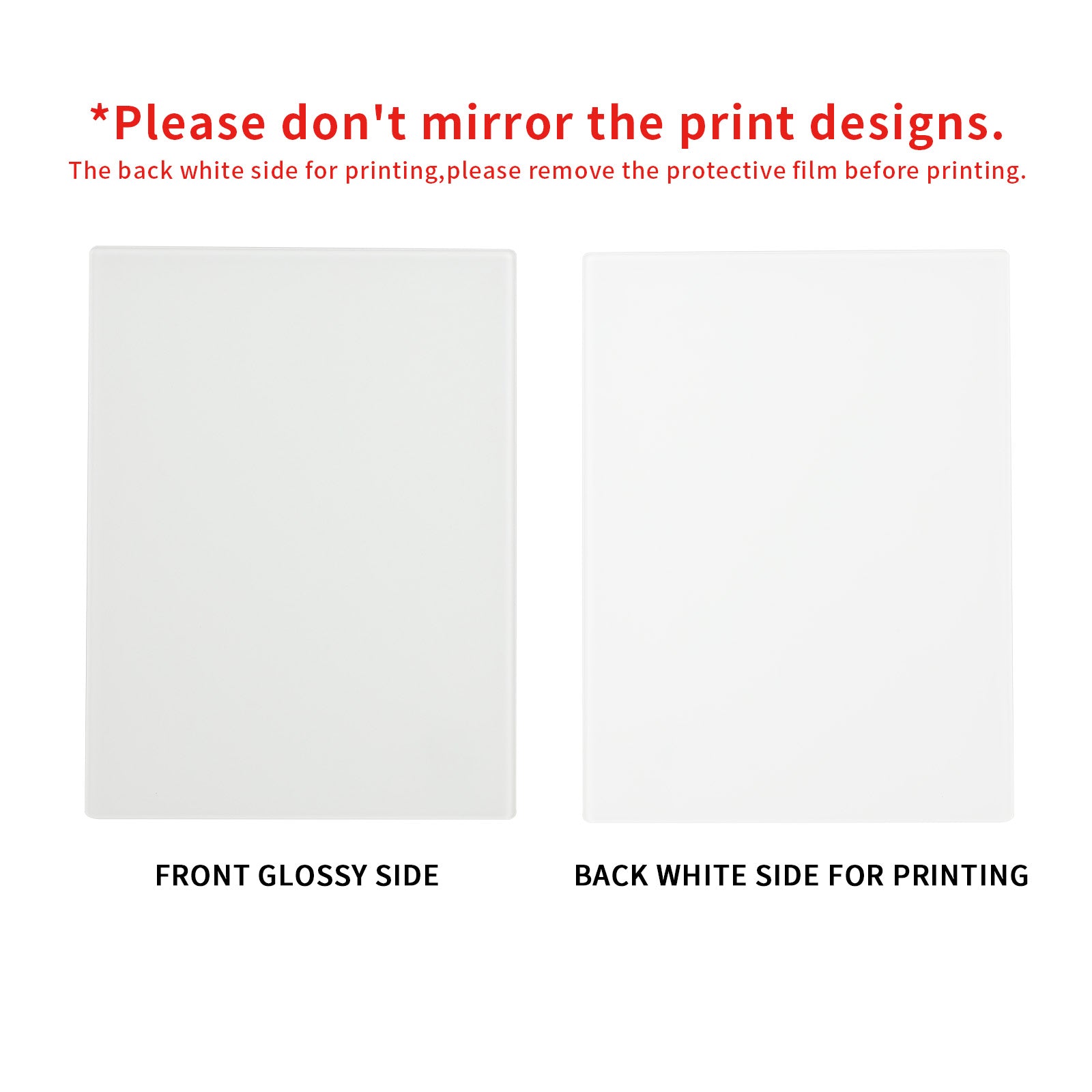 Wholesale 6" x 8" Sublimation Night Lights Blanks LED Glass Photo Frames Panels Bulk White with Warm Light,with Wood Stand for Mother's Day Gift