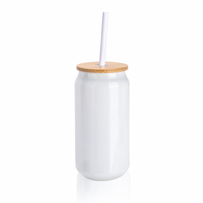 PL157W-450 15OZ Glass Can Tumbler