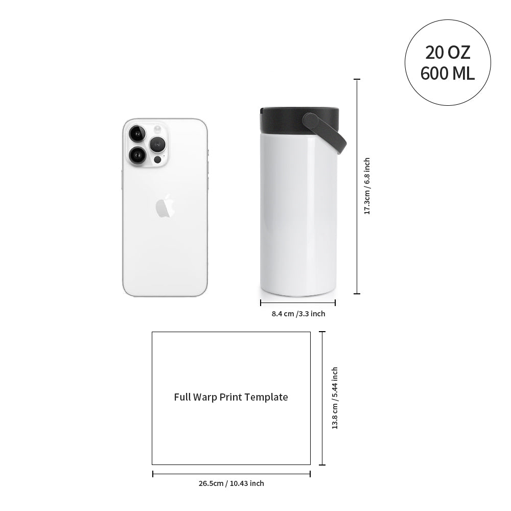 Wholesale 20 OZ 30 OZ Sublimation Straight Kids Tumblers Water Bottles with Flip Straw and Portalbe Handle 2 Pack & 8 Pack & 24 Pack