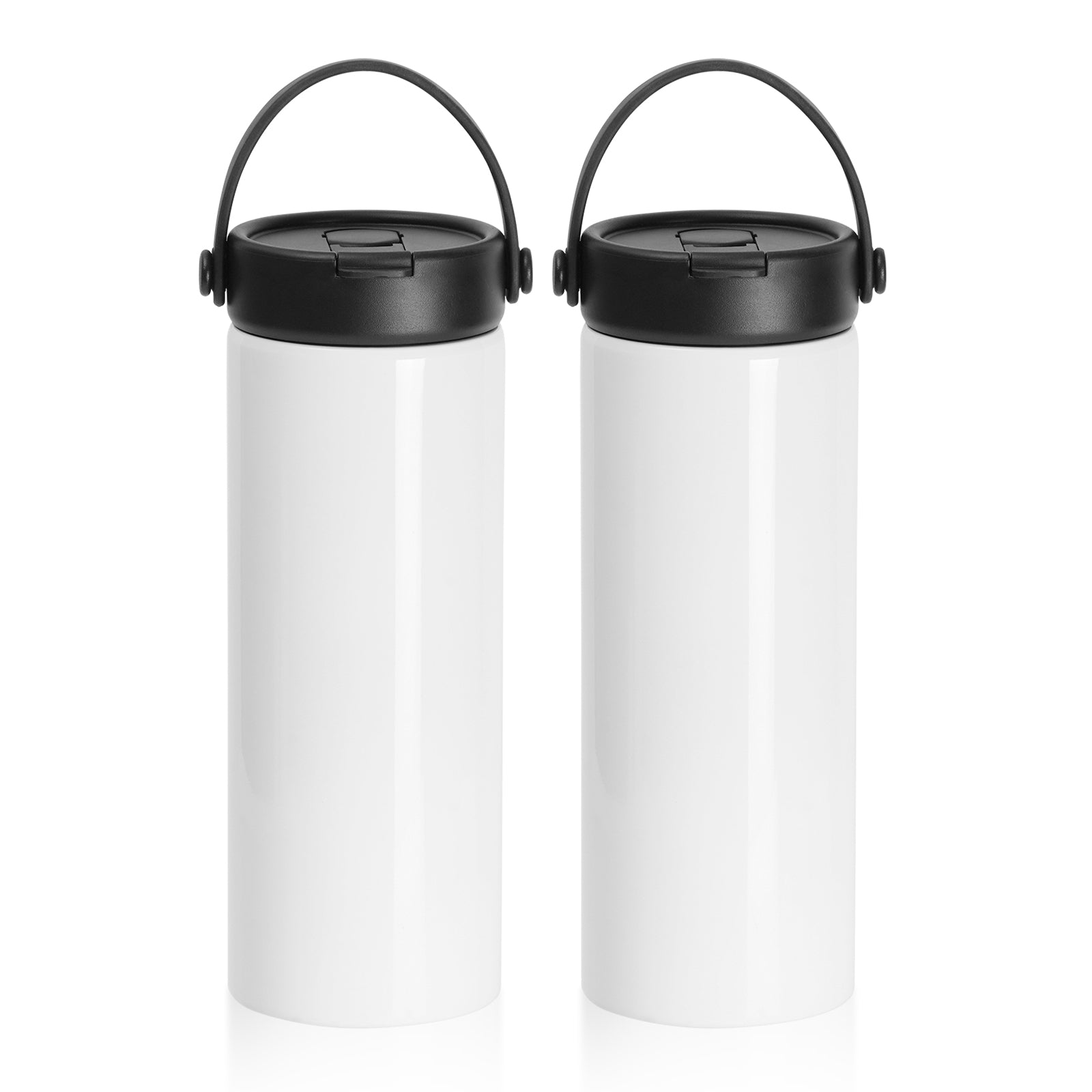 Wholesale 20 OZ 30 OZ Sublimation Straight Kids Tumblers Water Bottles with Flip Straw and Portalbe Handle 2 Pack & 8 Pack & 24 Pack