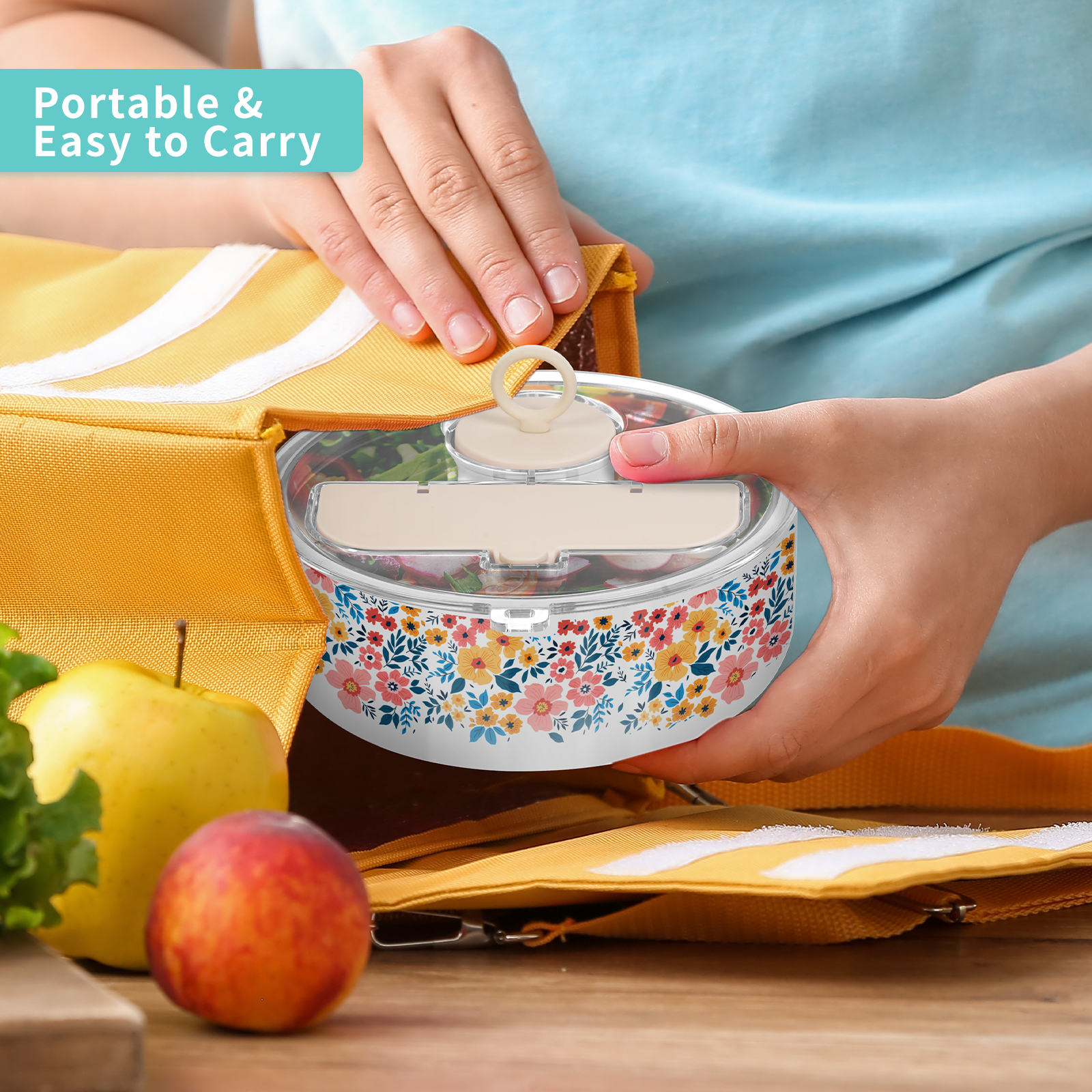 Sublimation Salad Bowl Kit with 32oz 1QT OR 48OZ Salad Bowl, Shrink Wrap Film,Heat Tape & Heat Gun