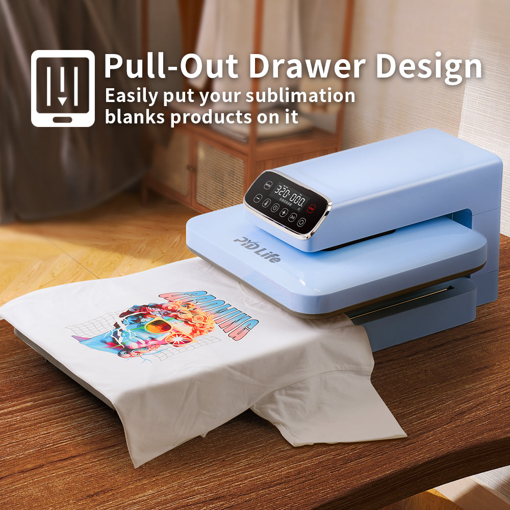 AUTO Heat Press 15x15 Inch Flat T Shirt Heat Press Machine for Heat Transfer Christmas Ornaments Tote Bag DTF HTV Vinyl
