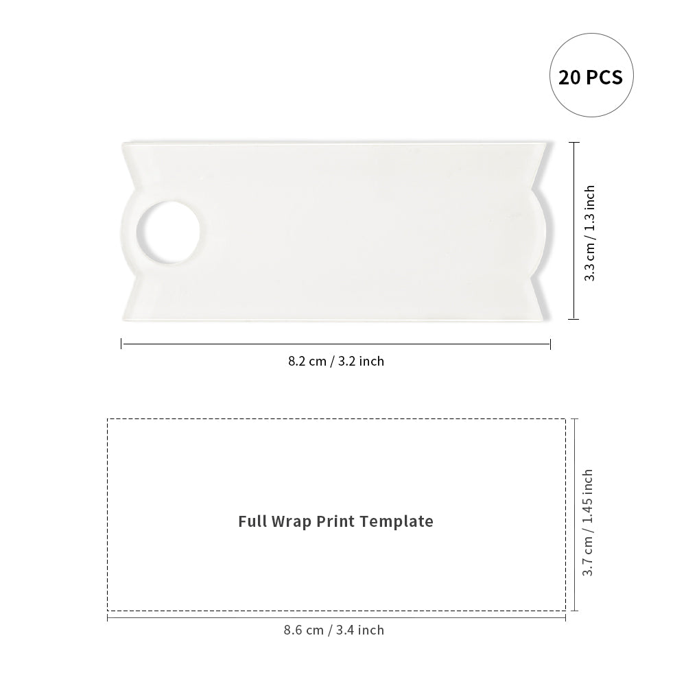 40oz Stanley Dupe Name Plate - Glitter Blank (V1) – OneStopSubShop