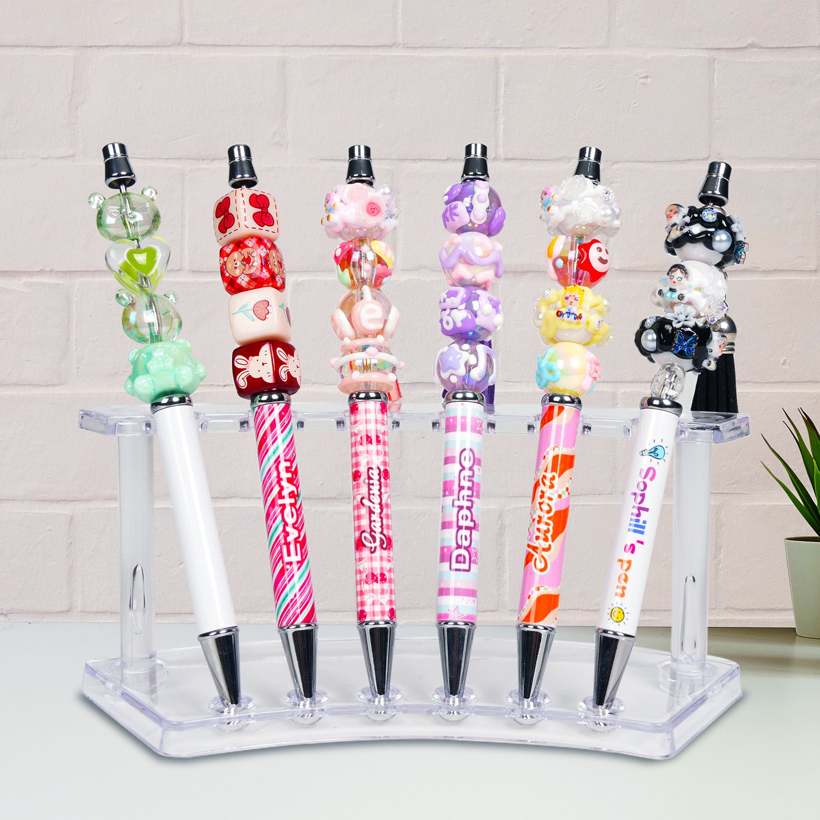 Wholesale Sublimation Beadable Pens Blanks Bulk White for Pen Heat Press with 25 Pieces Shrink Wrap Films 40 Pack & 60 Pack & 120 Pack