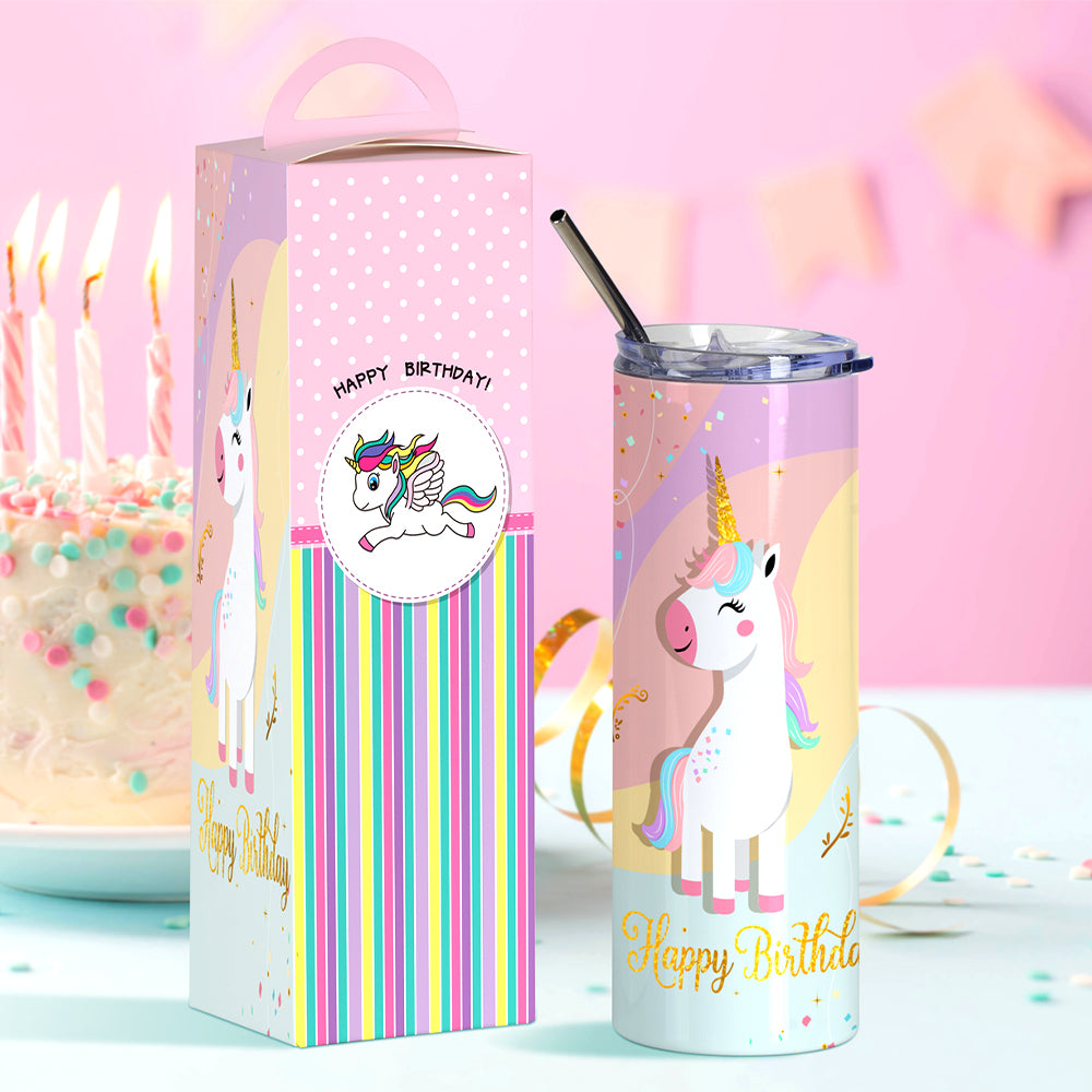 Sublimation Skinny Tumblers 20 OZ Gift Boxes Blanks Bulk 20 Pack