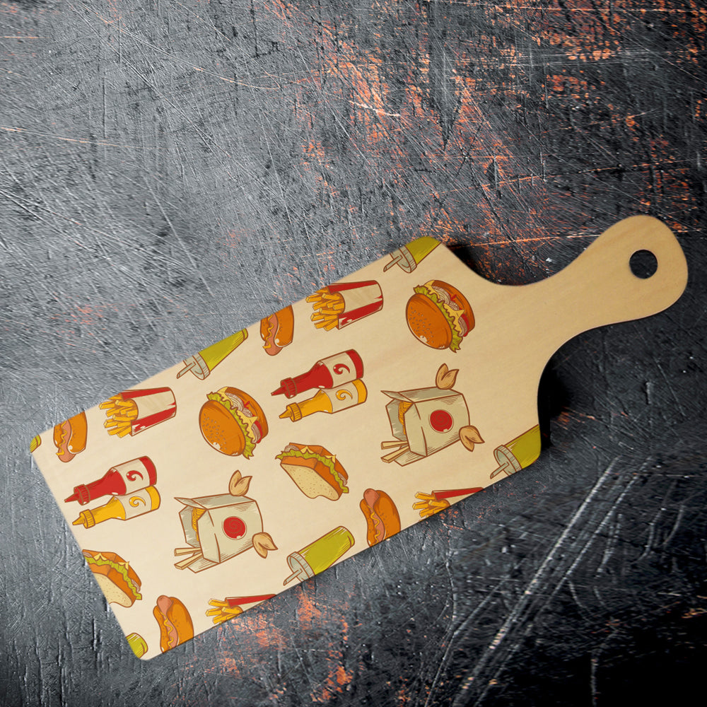 12 Pack Sublimation Plywood Cutting Board Blanks with Handle Wood Chopping Board for Sublimation Home Kitchen Decor (3 Size Options)