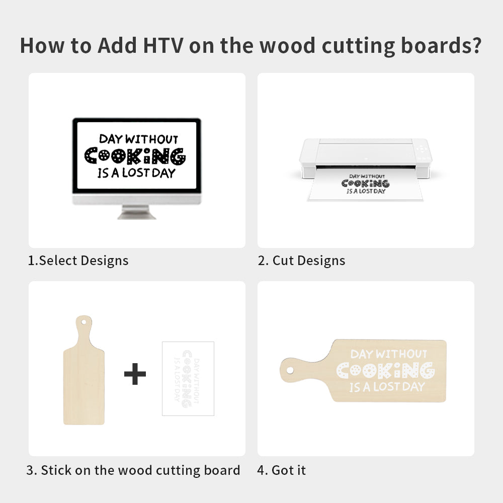 12 Pack Sublimation Plywood Cutting Board Blanks with Handle Wood Chopping Board for Sublimation Home Kitchen Decor (3 Size Options)