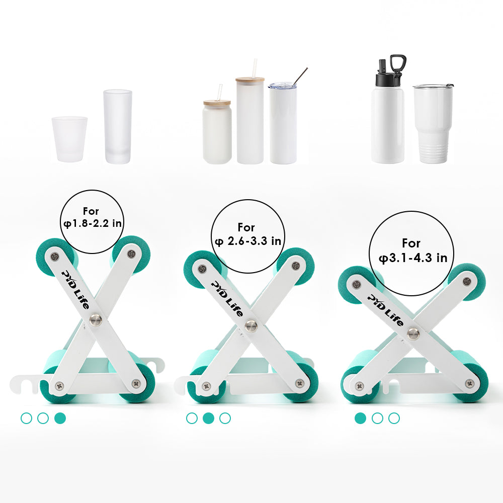 Sublimation Oven Tools Starter Kit Bundle with Cup Tumbler Cradle,Shrink Wrap Film and Heat Gun