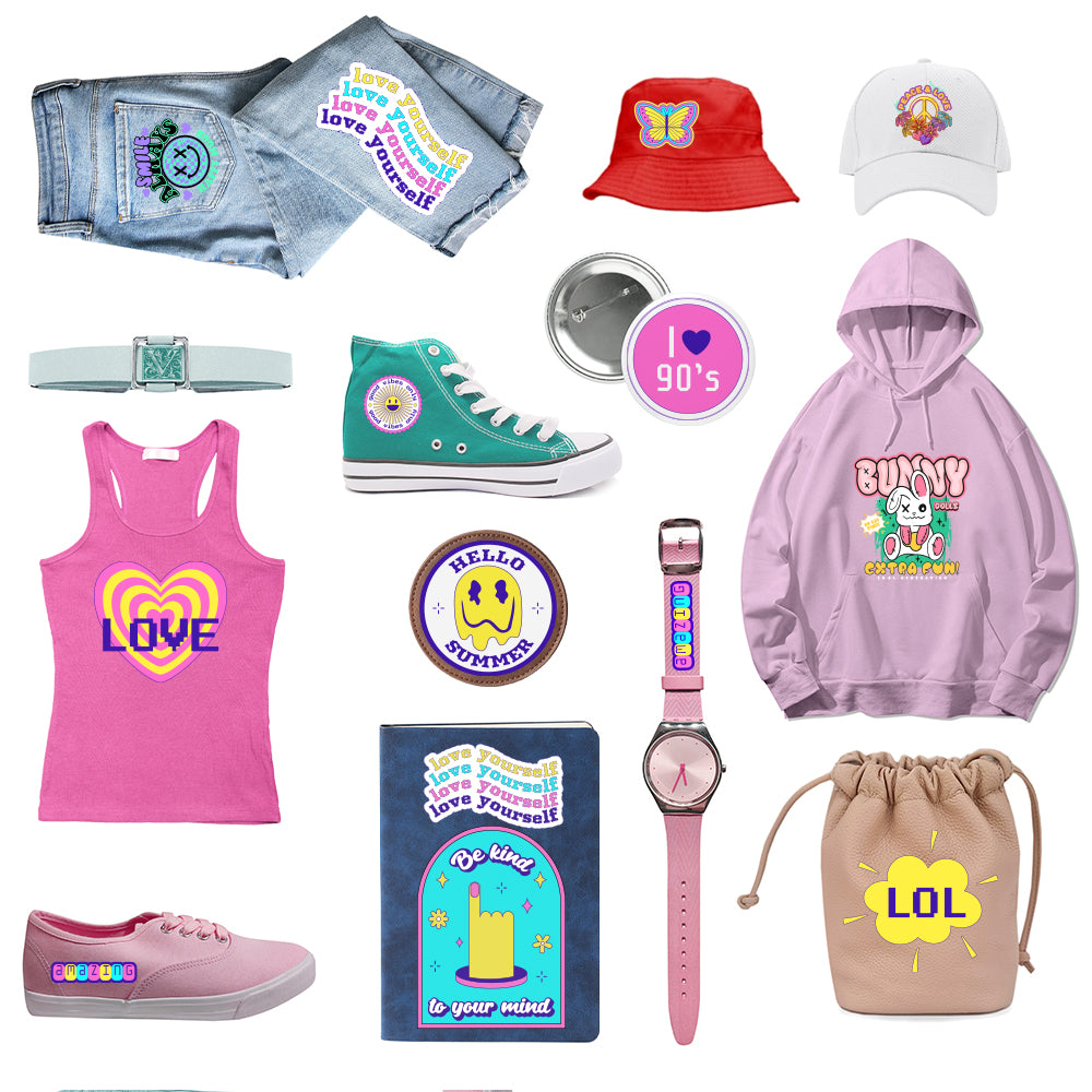 DTF Transfer Film Roll 11.8" x 328ft Matte Double Sided for Sublimation PET Heat Transfer Pretreat Sheets