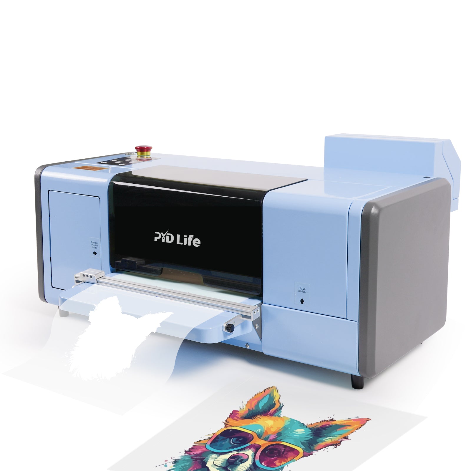 DTF Printer A3 Transfer Printing Machine T-Shirt Direct to Film Printer with F1080 Printhead,with White Ink Circulation System, Mixing and Automatic Cleaning System