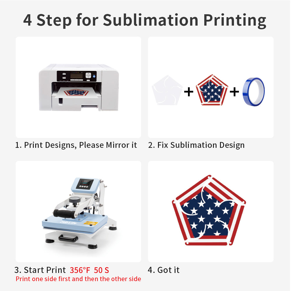 20 Pack Sublimation Windmill White Blanks Bulk 8.6" x 8.3" Plastic Double-sided Printable with 11.7" Plastic Stickers