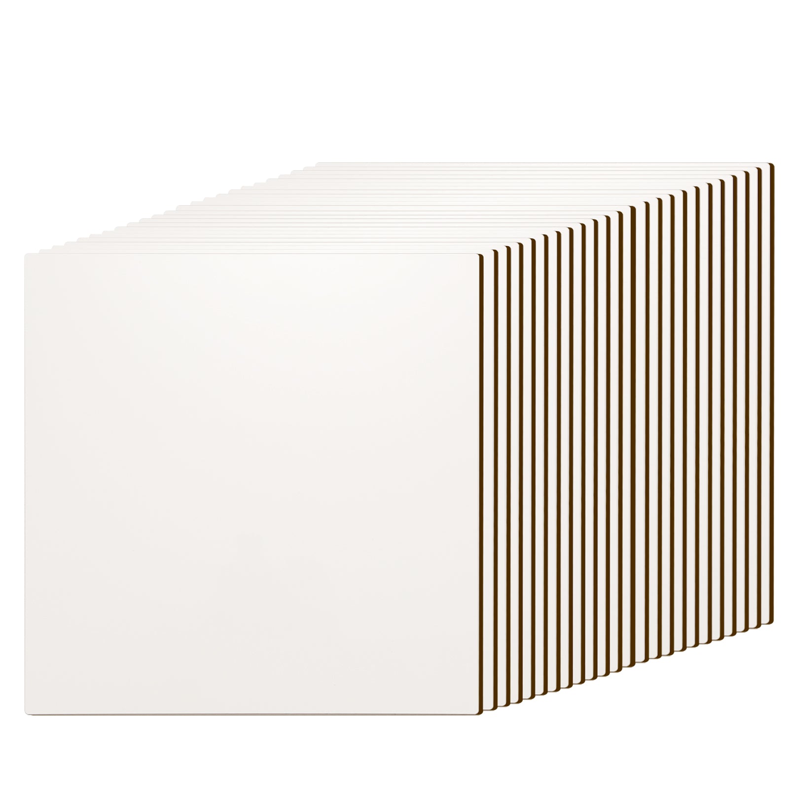 Wholesale Sublimation Hardboard MDF Sheets Blanks White 12" x 12",1/8" Thick(3 mm) for Laser Cutting Machine Bulk 12 Pack & 36 Pack & 72 Pack