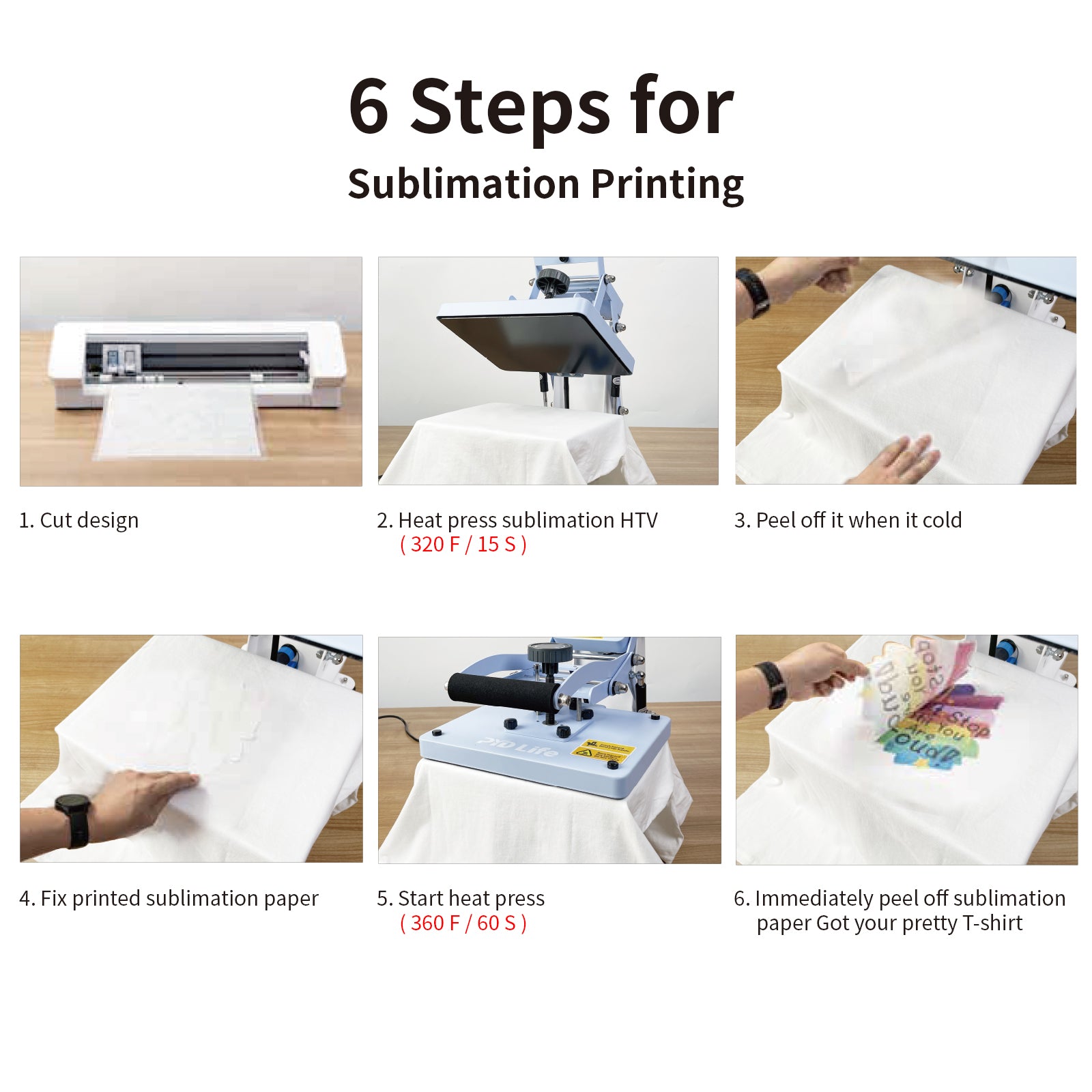 Wholesale Sublimation HTV Vinyl Matte White for Custom Printing on Whi –  PYD LIFE