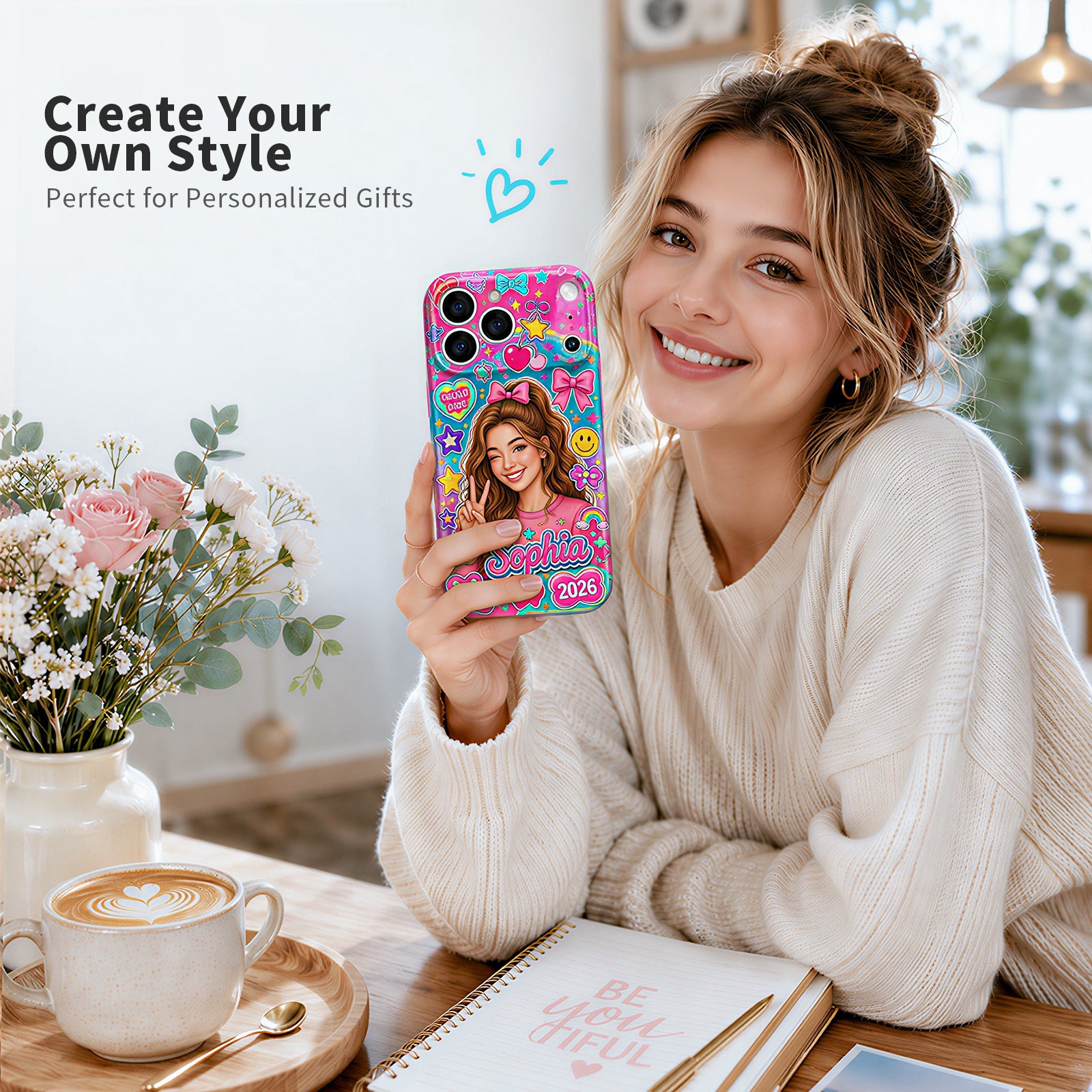 3D Vacuum Sublimation Oven Kit with Sublimation Film, 1 Pack iPhone Metal Mold and 8 Pack Blank Sublimation Phone Cases for Custom 3D Phone Case