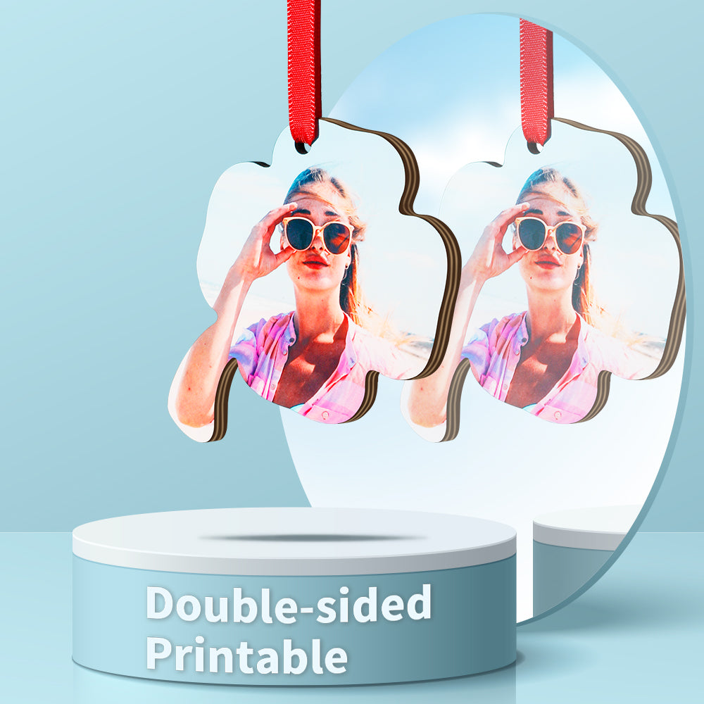 Wholesale Sublimation Plywood Blanks Sheets Double-Sided Printable, 11.8" x 11.8",1/5" Thick(5 mm) Wood Board for 40 W Laser Cutting Machine 8 Pack & 24 Pack & 36 Pack