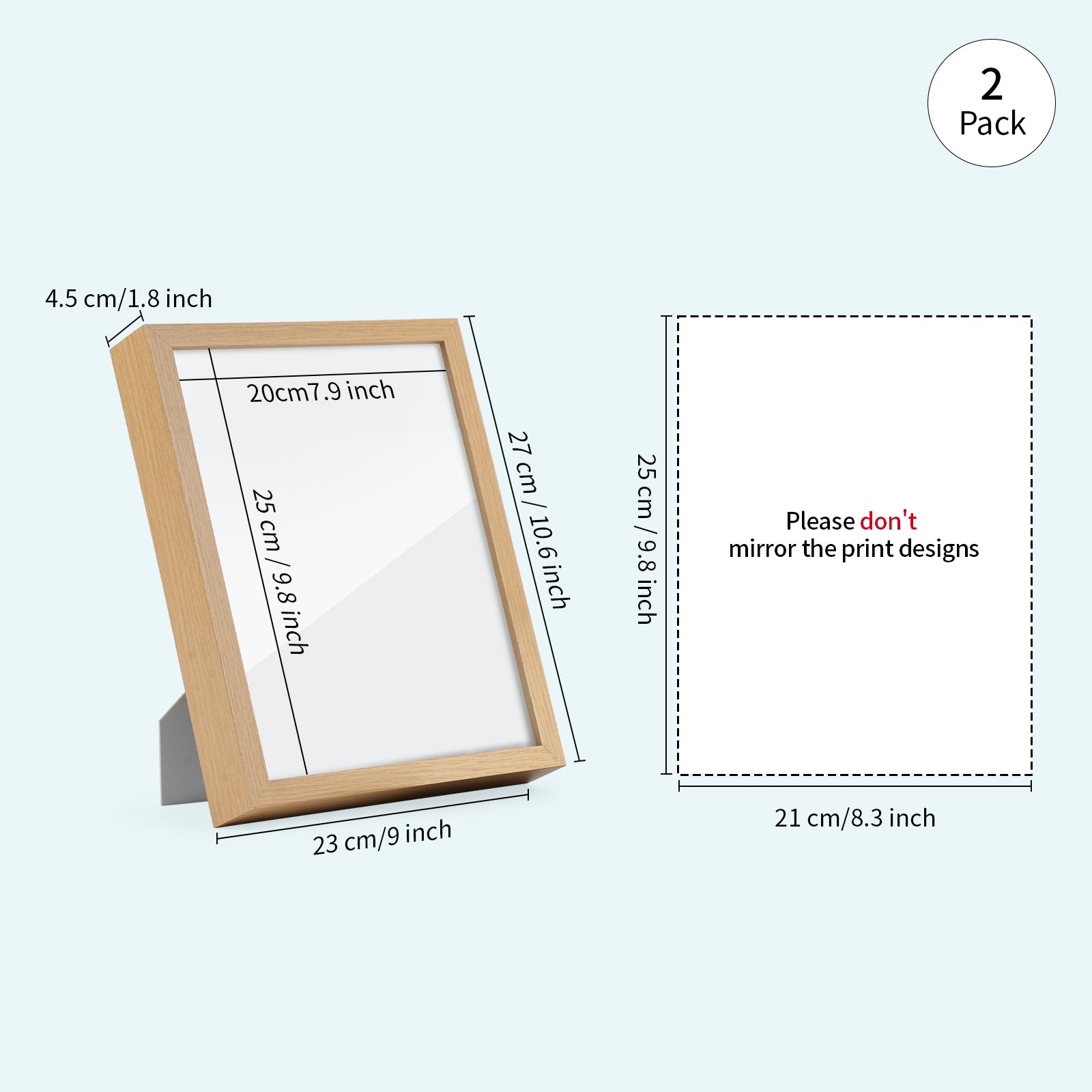 Sublimation Blanks Glass Night Lights LED Photo Frames (3 size) 2 Pack & 4 Pack & 8 Pack