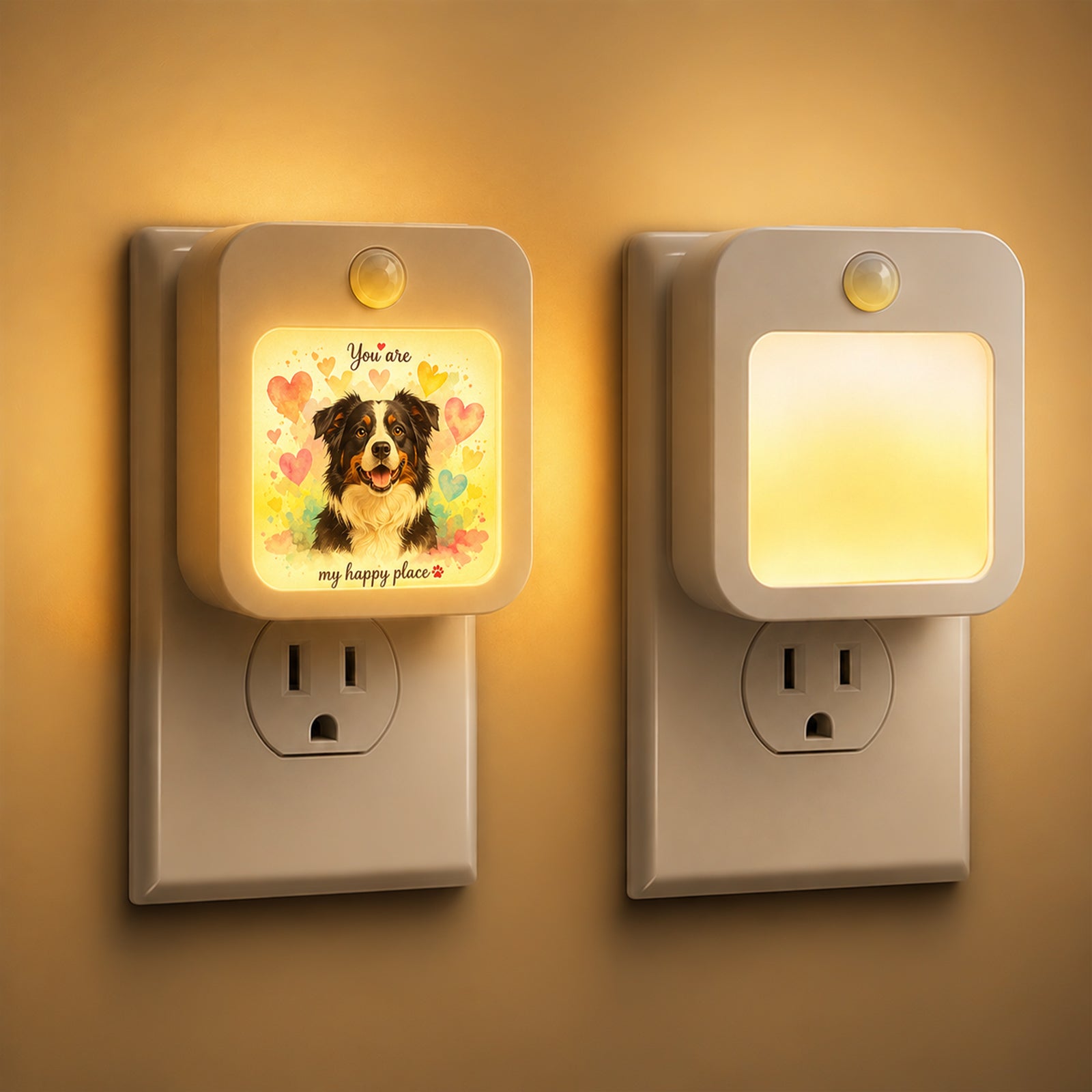 Sublimation LED Night Lights Blanks Plug in Motion Sensor 10 Pack