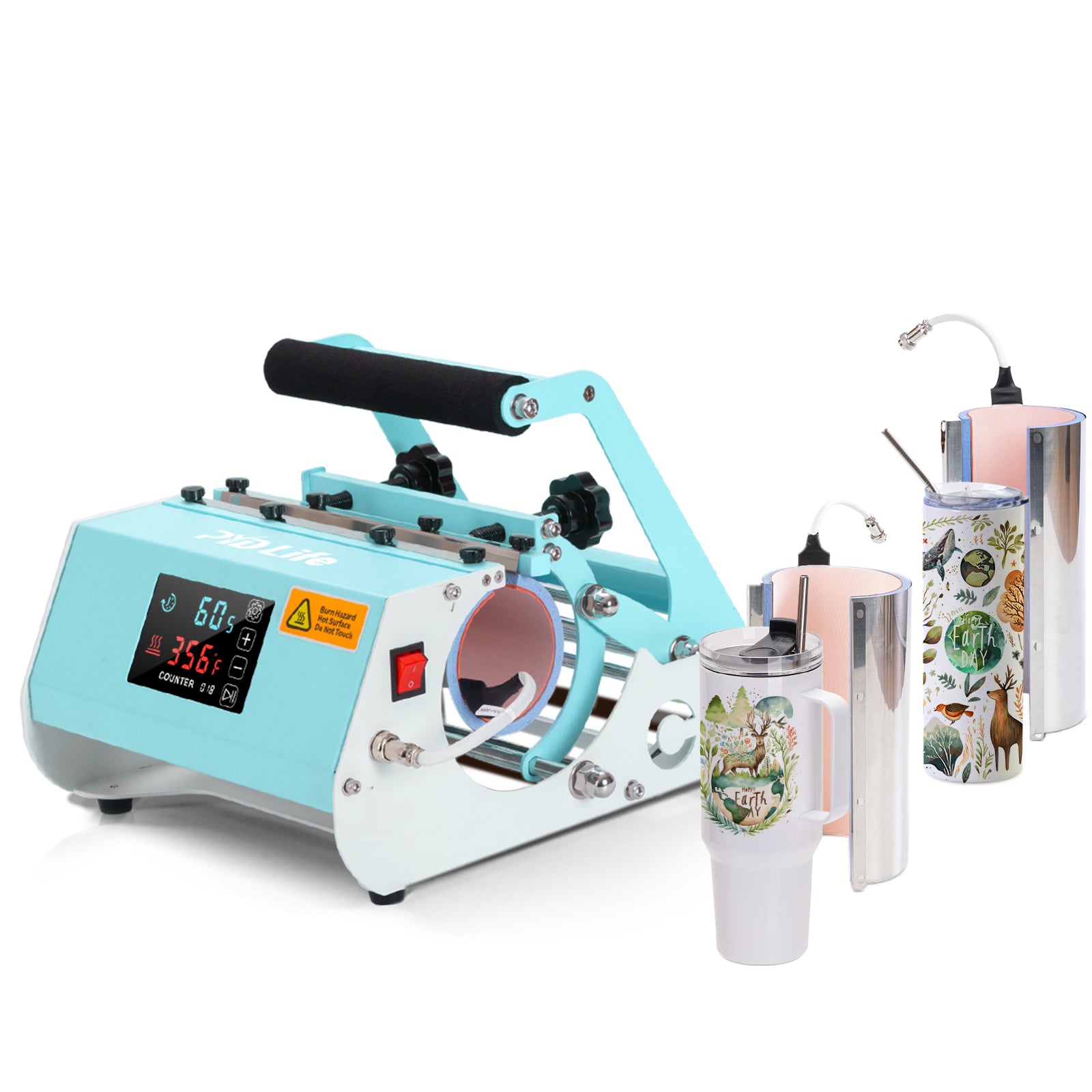 Wholesale DIY 40oz Tumbler Sublimation Plate Press With Handle For