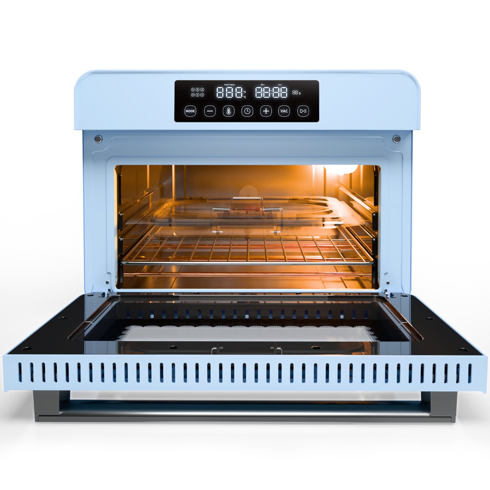 V20 Sublimation Oven Machine 20 L 120 V 1300 W Light Blue Multi-Function Convection Oven for Sublimation Mugs Tumblers Blanks Printing-Pre Order