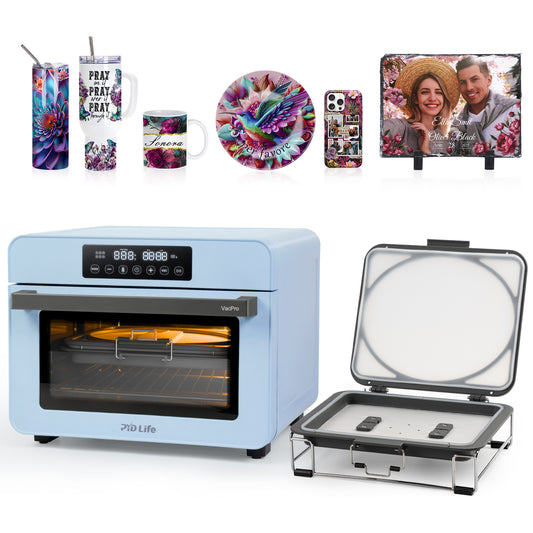 VacPro 20 L Sublimation Oven with 3D Vacuum Tray and Pump System