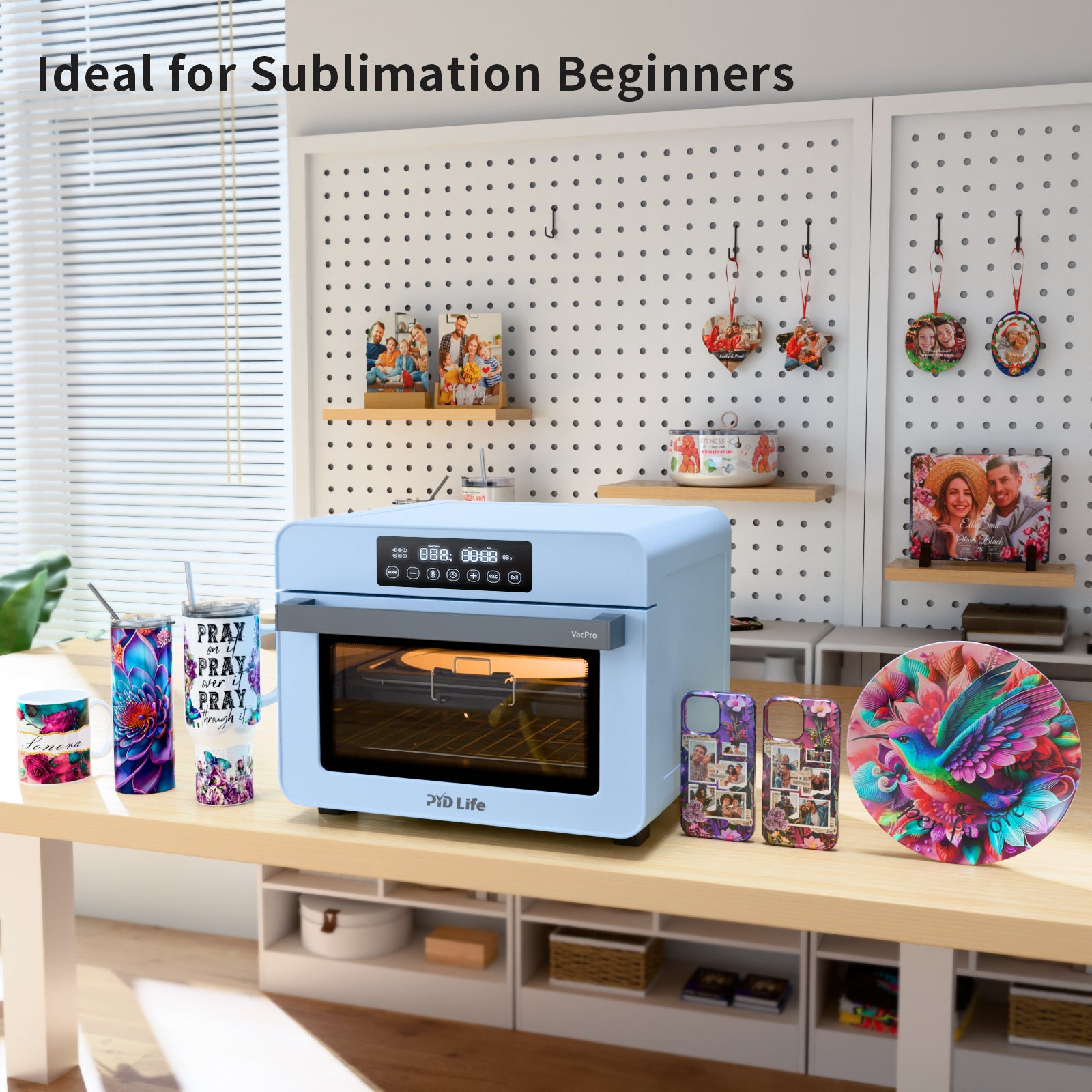 VacPro 20 L Sublimation Oven with 3D Vacuum Tray and Pump System