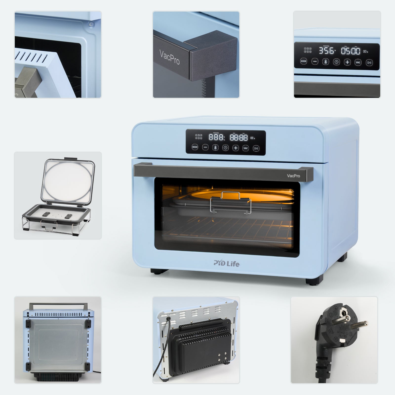 VacPro 20 L Sublimation Oven with 3D Vacuum Tray and Pump System