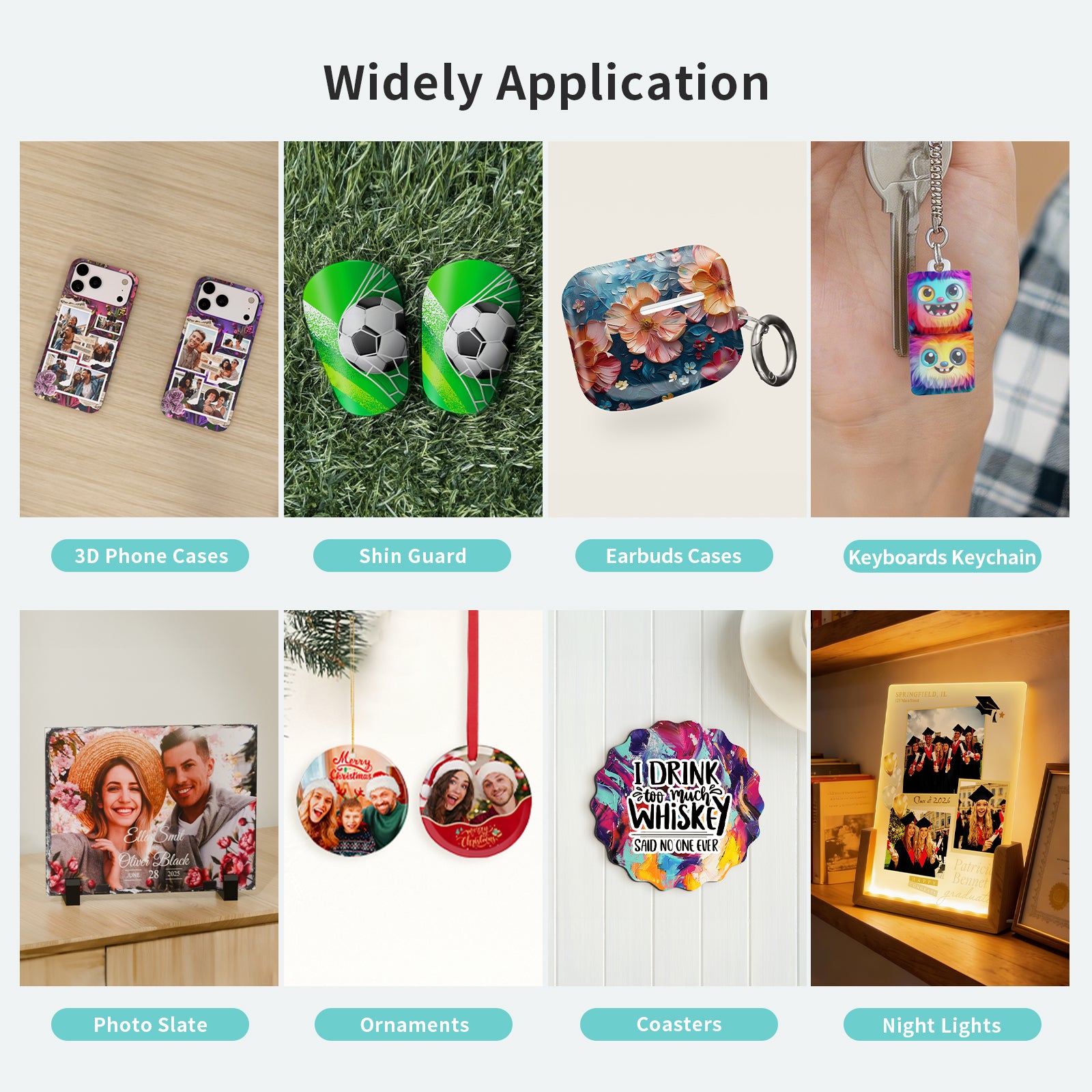 A4 Vacuum Tray V20 Sublimation Oven Machine Accessories for 3D Phone Cases,Earphone Cases,Badge,Photo Slates,Ornaments Flat Sublimation Blanks Printing