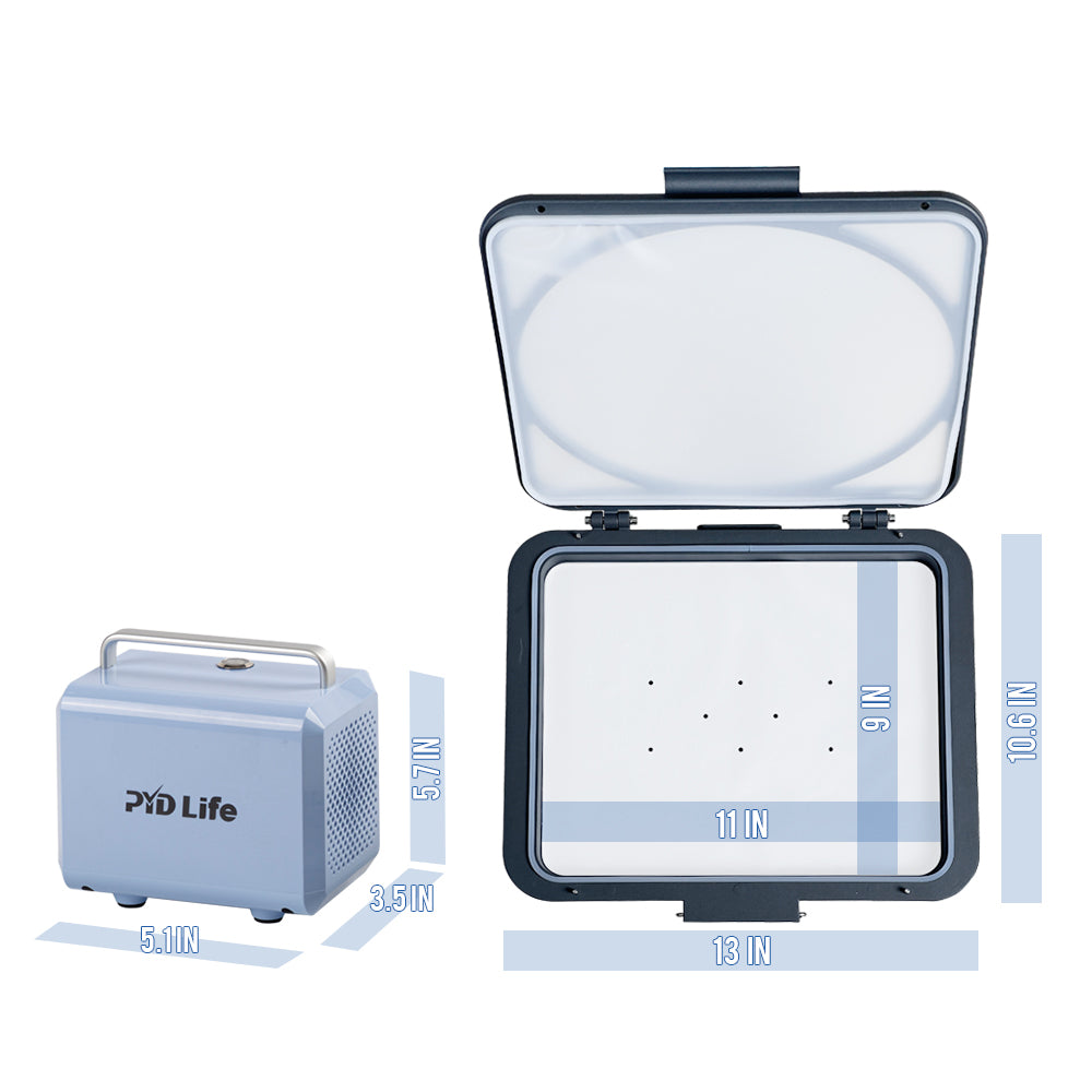 3D Vacuum Sublimation Oven Tray and Pump Set 80 W 110 V for Sublimation Blanks by 25 L Sublimation Oven.