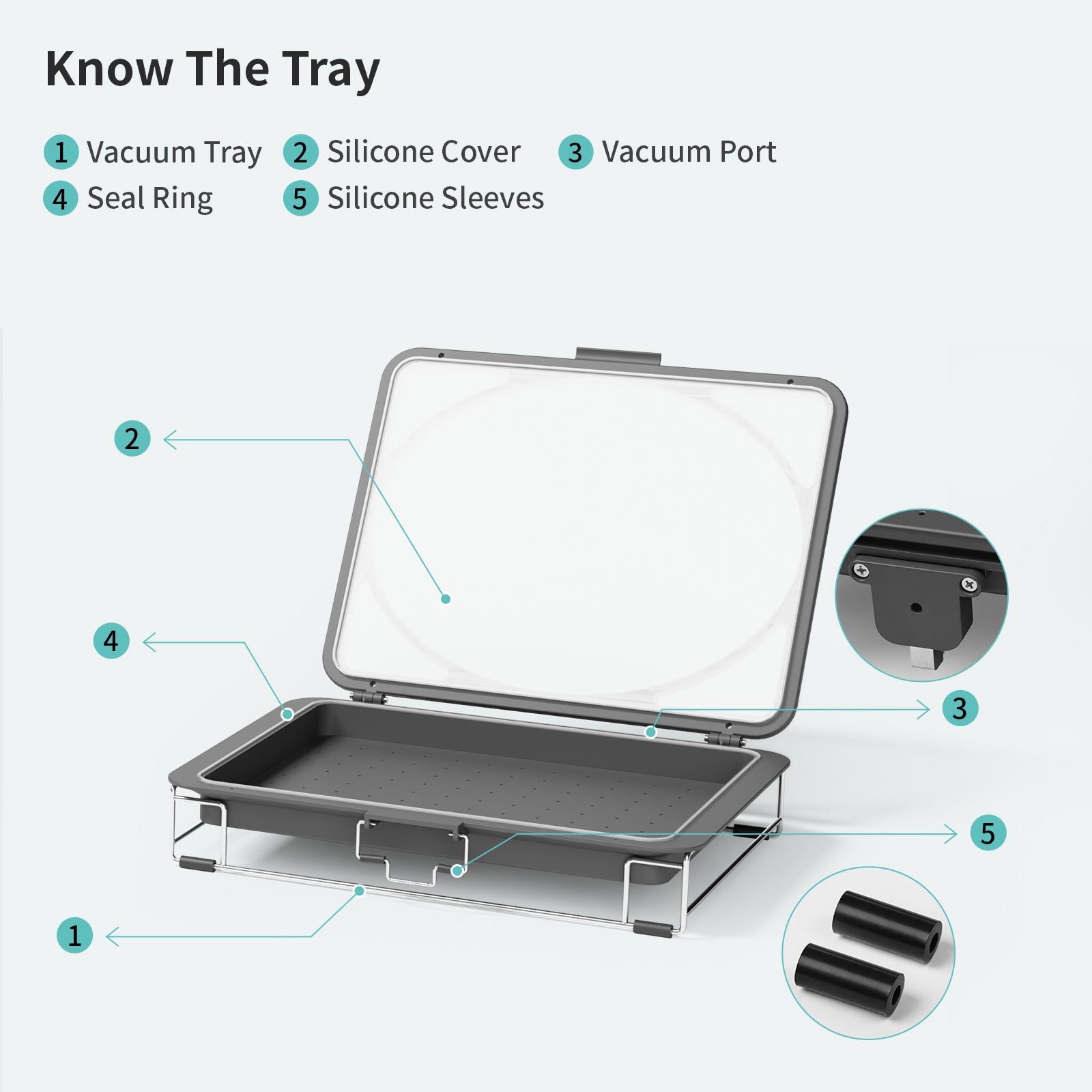 V60 Sublimation Oven Machine Accessory Vacuum Tray 11.7" x 16.5"(Pre-Order)