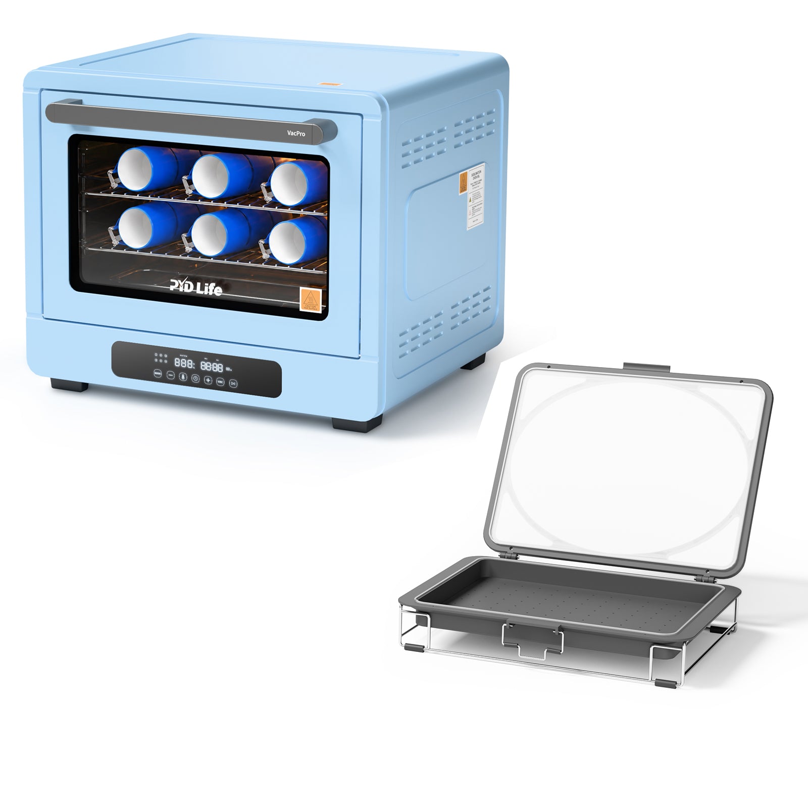 V60 Sublimation Oven Machine Kit 60L 120V with 11.7" x 16.5" Vacuum Tray(Pre-Order)