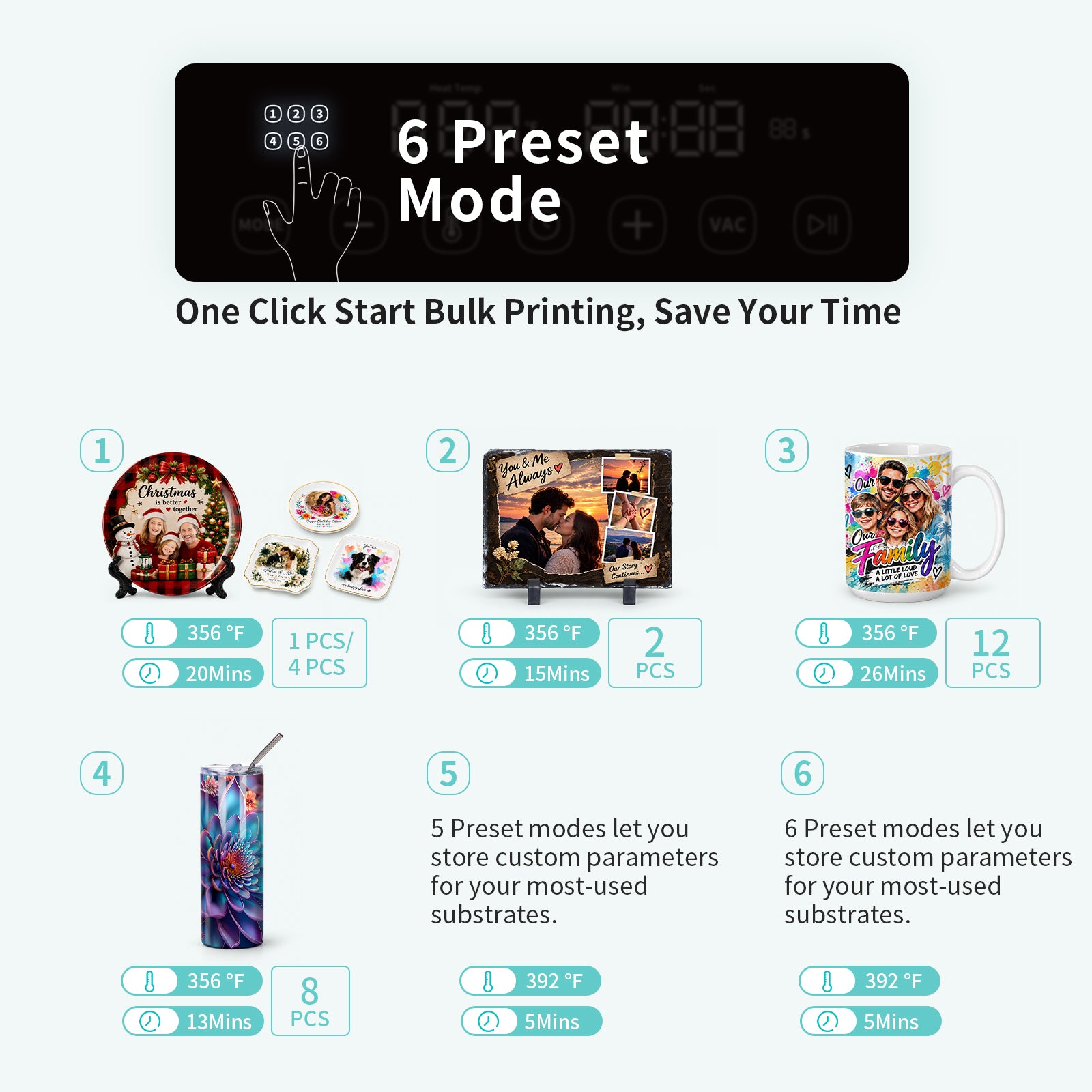 V60 Sublimation Oven Machine Kit 60L 120V with 11.7" x 16.5" Vacuum Tray(Pre-Order)