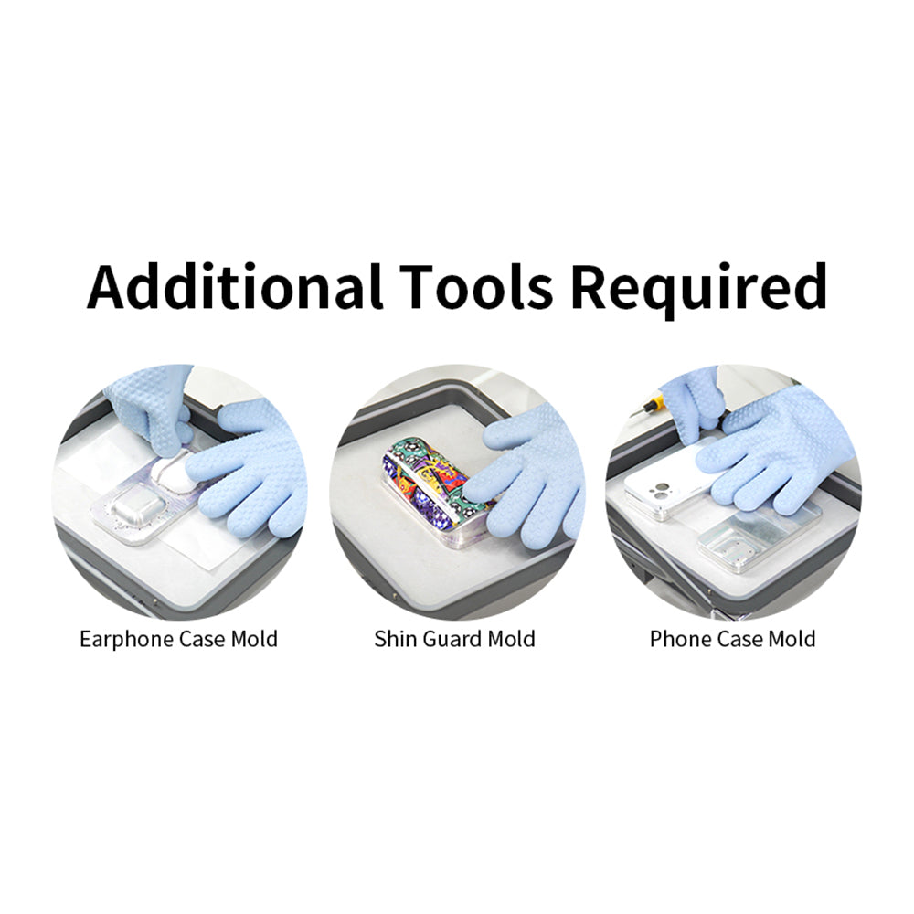 100 PCS 3D Printing translucent Film 11" x 15" for 3D Vacuum Sublimation Tray and Pump Set (Ship from China)