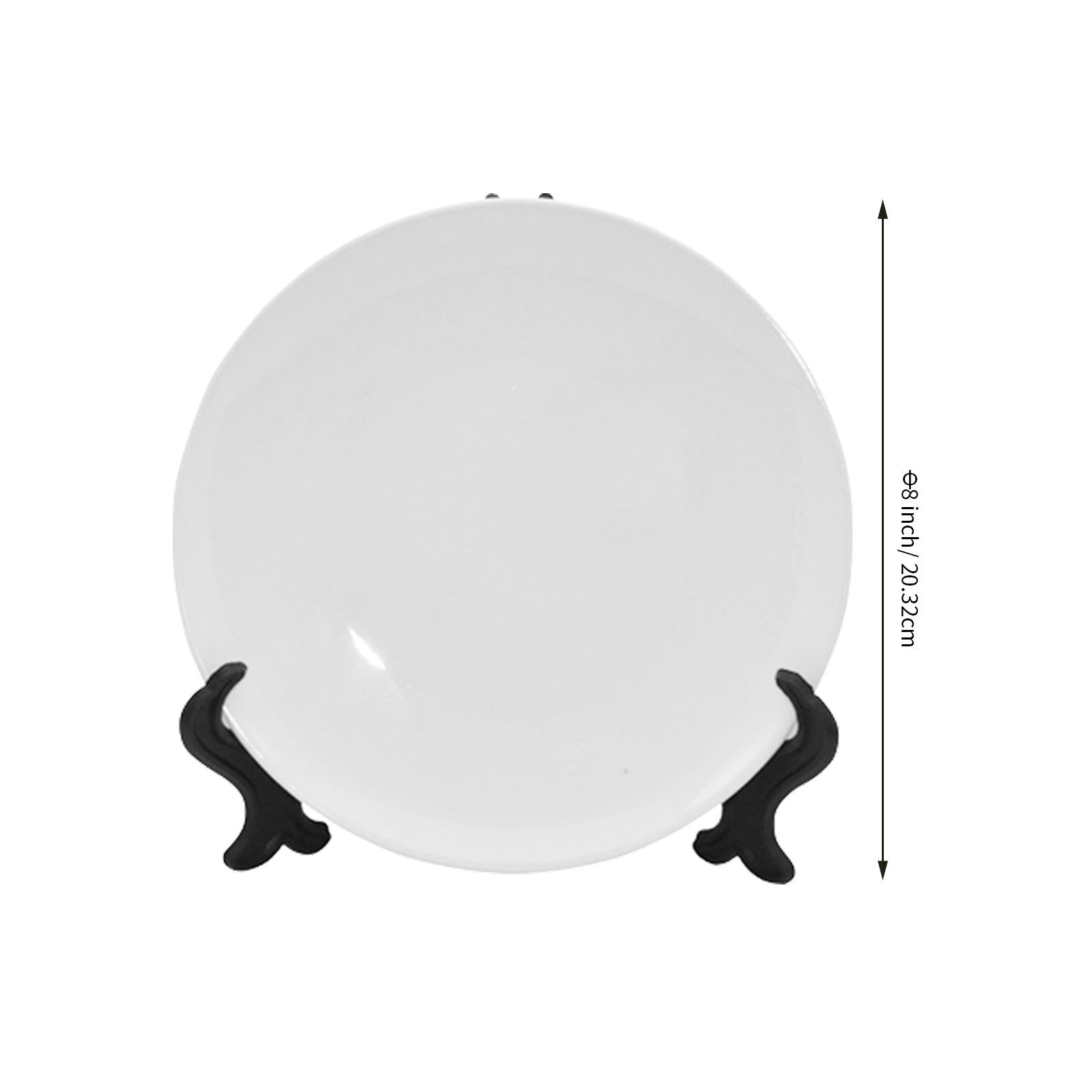 Wholesale 36 Pack Sublimation 8" Plate for Full Image Printing for 3D Vacuum Sublimation Tray and Pump Set (Ship from China)