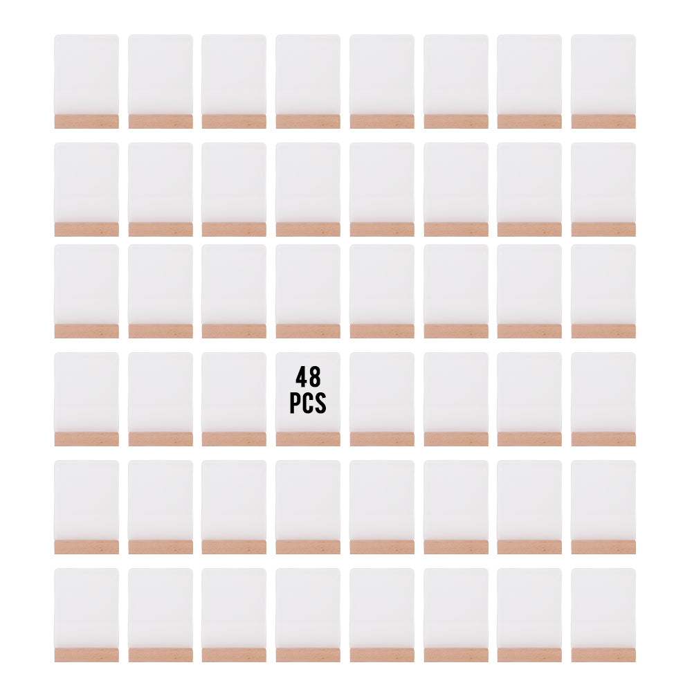 Wholesale 6" x 8" Sublimation LED Acrylic Photo Frames Night Lights Bulk Blanks with Warm Color Light, with Wood Stand