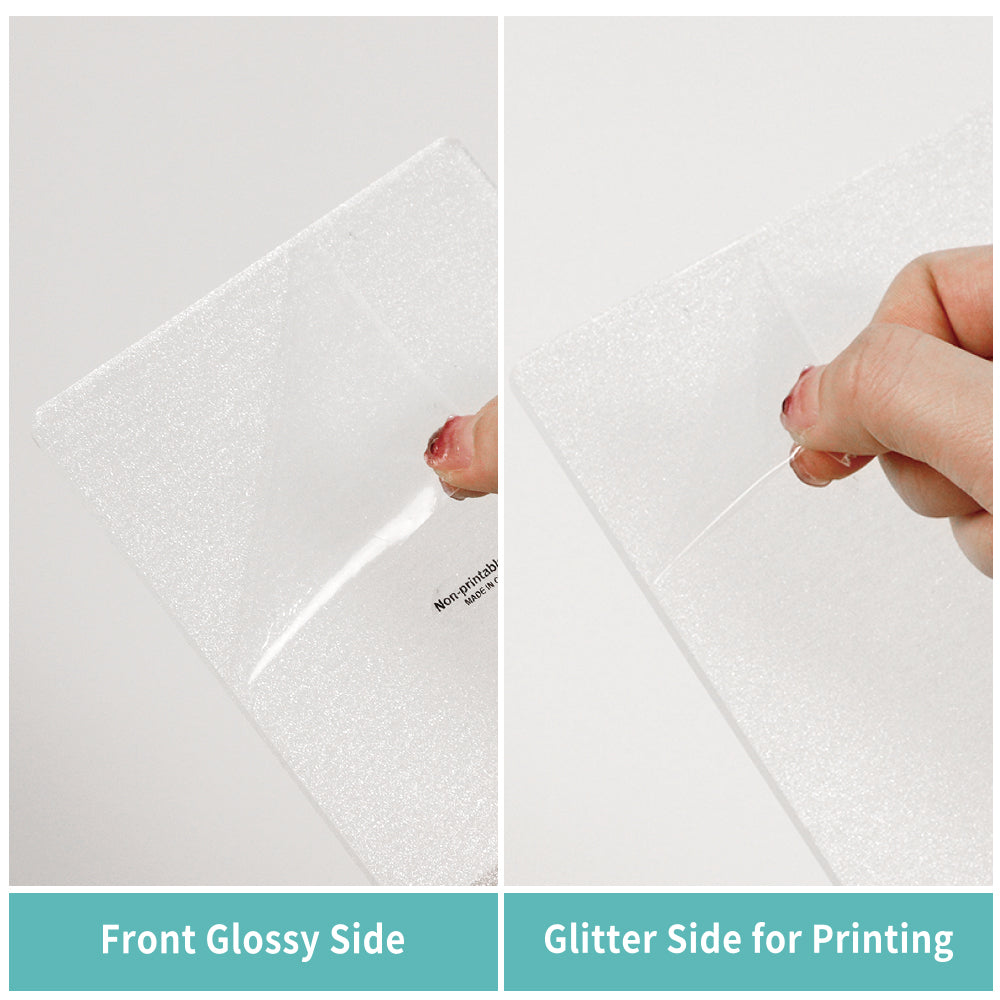 4 Pack & 12 Pack & 24 Pack Sublimation LED Acrylic Photo Frames Night Lights Glitter Blanks with Wood Stand ( 2 Size Options)