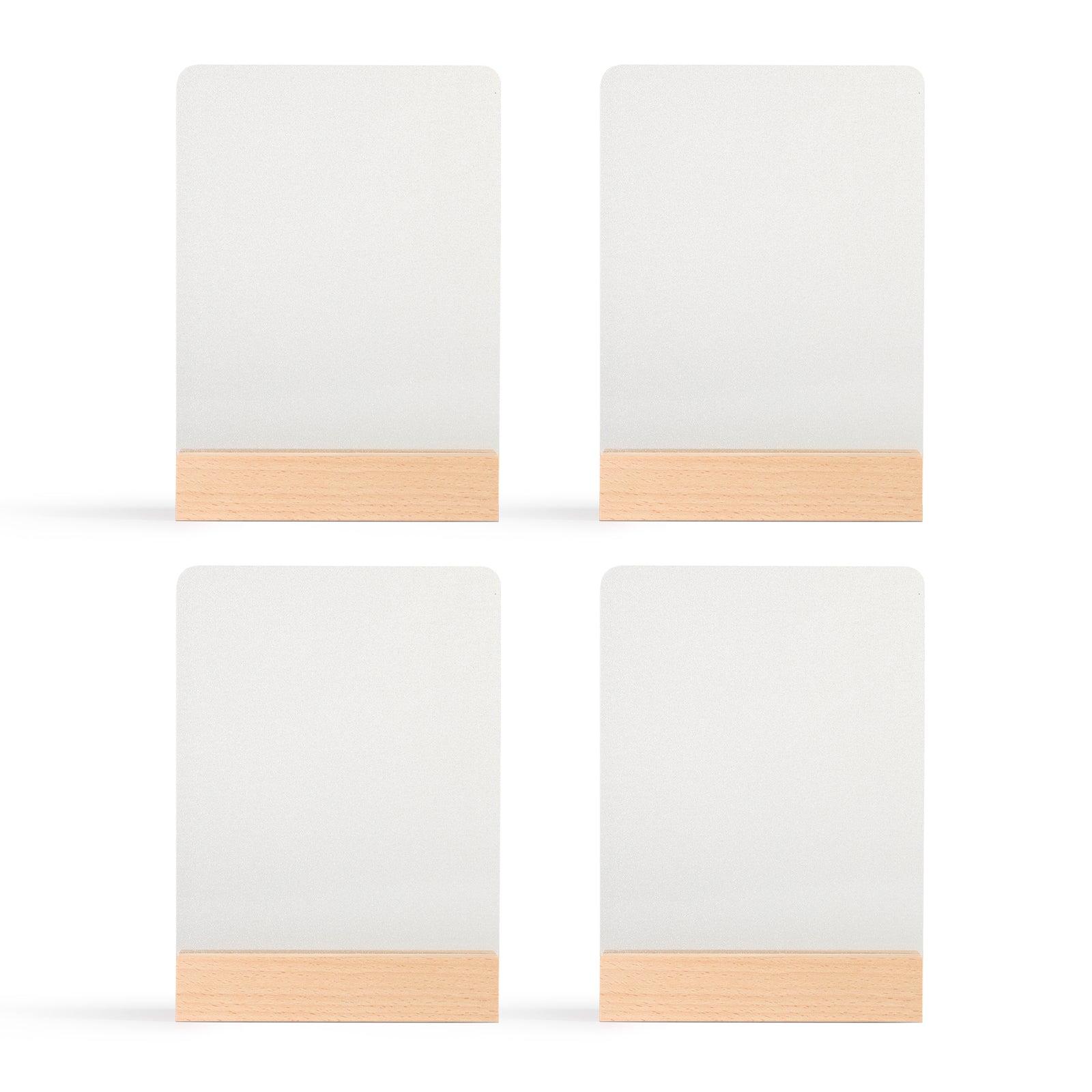 4 Pack & 12 Pack & 24 Pack Sublimation LED Acrylic Photo Frames Night Lights Glitter Blanks with Wood Stand ( 2 Size Options)