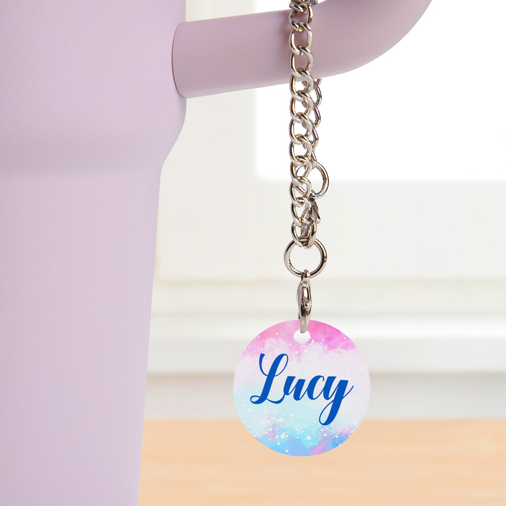 4 Shapes 20 Pack Sublimation Charms Accessories for Stanley Yeti Cups White Blanks Aluminum Doudle-sided Printable 20 Pack