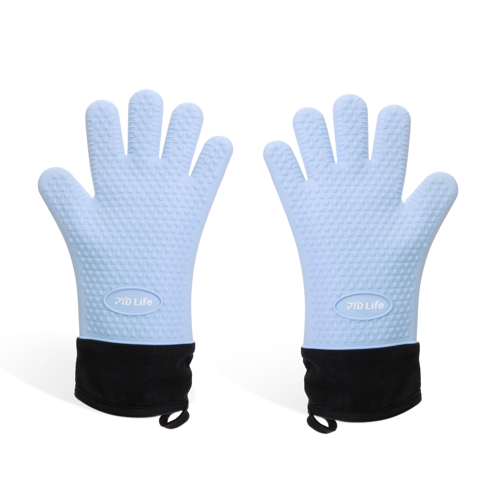 2 PCS 1 Pair Heat Resistant Gloves Silicone for Sublimation Blue Heat Proof Gloves Sublimation Accessories Tools for Tumbler Heat Press Sublimation Oven Sublimation Printing