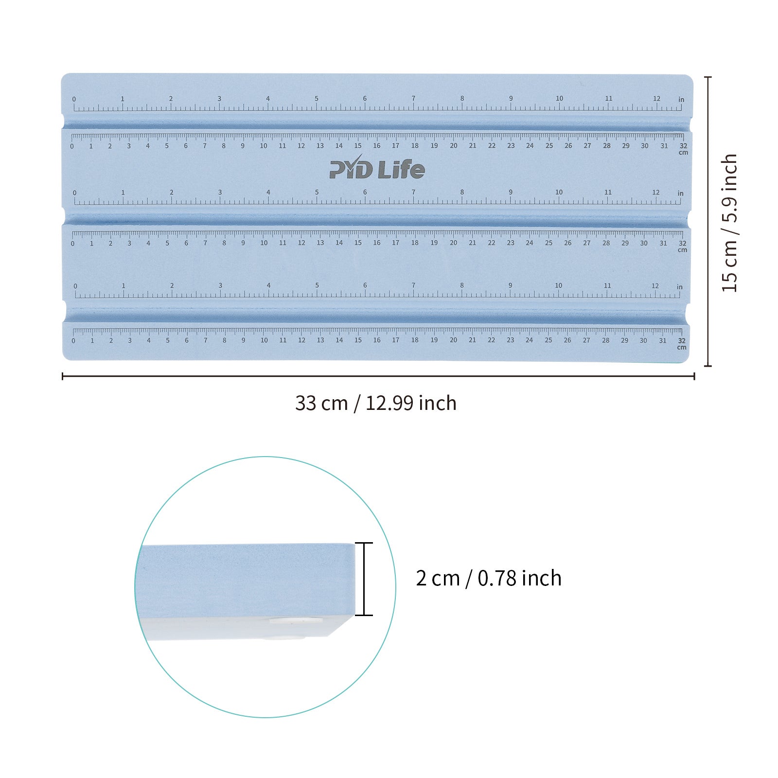 Sublimation Tools for Pens Straws Wrapping Measuring Mint Green or Light Blue