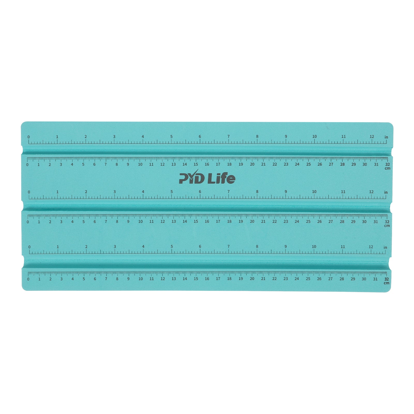 Sublimation Pens Straws Wrapping Measuring Tools Sublimation Accessories Mint Green Foam Holding with Inch/CM Scale for 0.3" 0.4" 0.5" Three Diameters