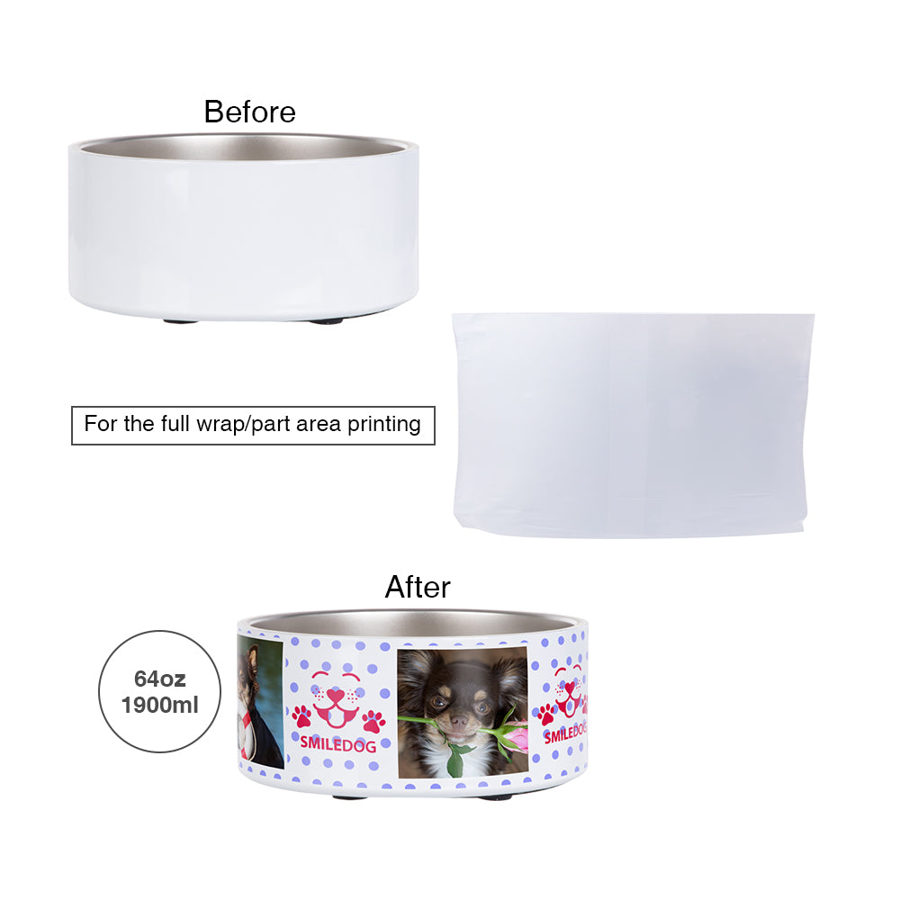 Wholesale Sublimation Blanks Salad Bowl with Lid and Mini Canister, Double Wall Stainless Steel Lunch Food Storage Bowl (32 OZ 1 QT OR 48 OZ 1.5 QT)