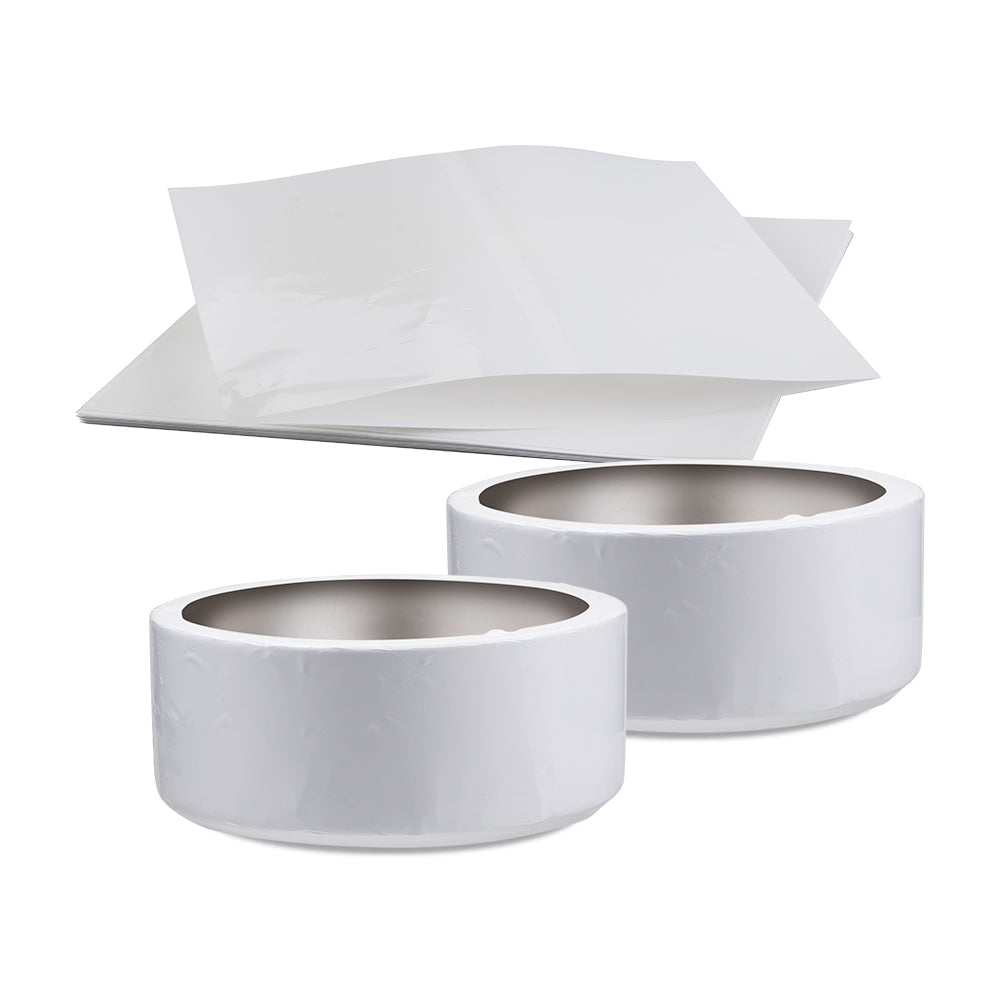 Sublimation Shrink Wrap Sleeves L 6*W 13 inch for Dog Bowls 50 Pieces