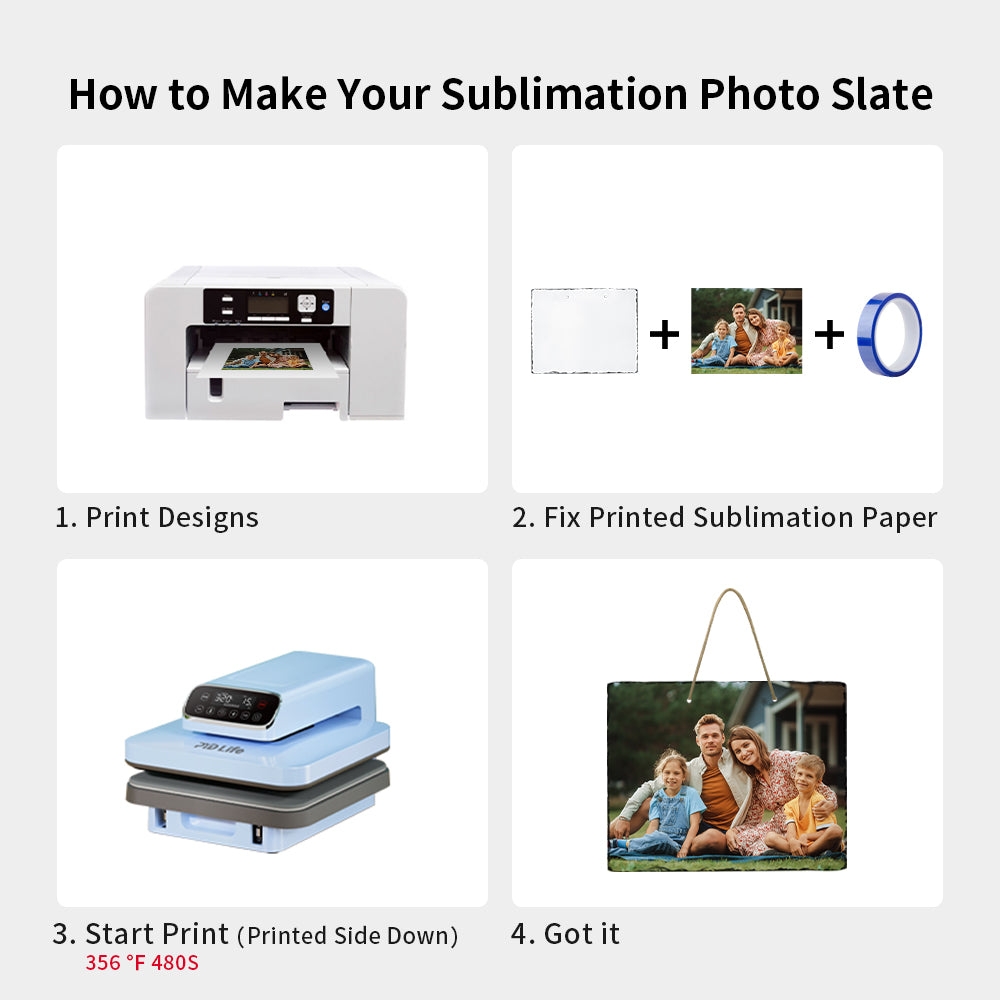 Wholesale Sublimation Hanging Photo Slates Rock Blanks 9.5" x 11.4" Bulk Stone Frames Wall Hanger with Rope for Home Decor 9 Pack