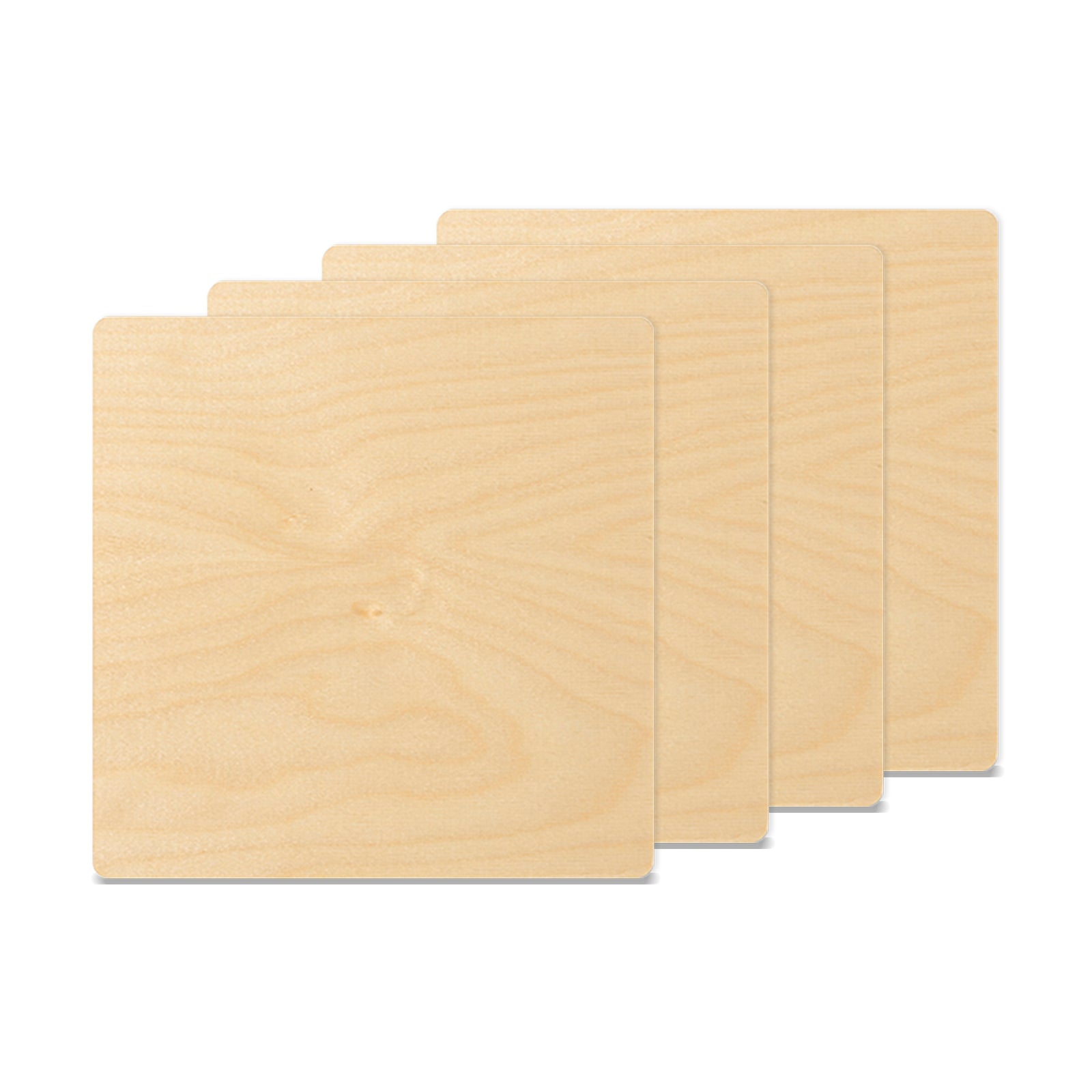 Plywood Home Decor Sublimation Picture Frame With Stand Square 4 Pack