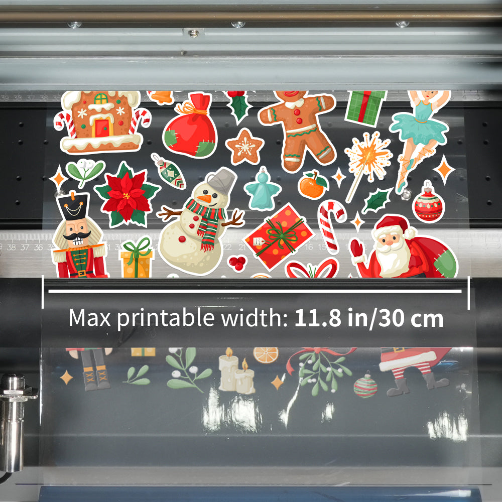 A3 UV DTF Starter Kit with Printer Dual i3200U1HD Print Head All in One System with Laminating Multifunction AB Film UV Light