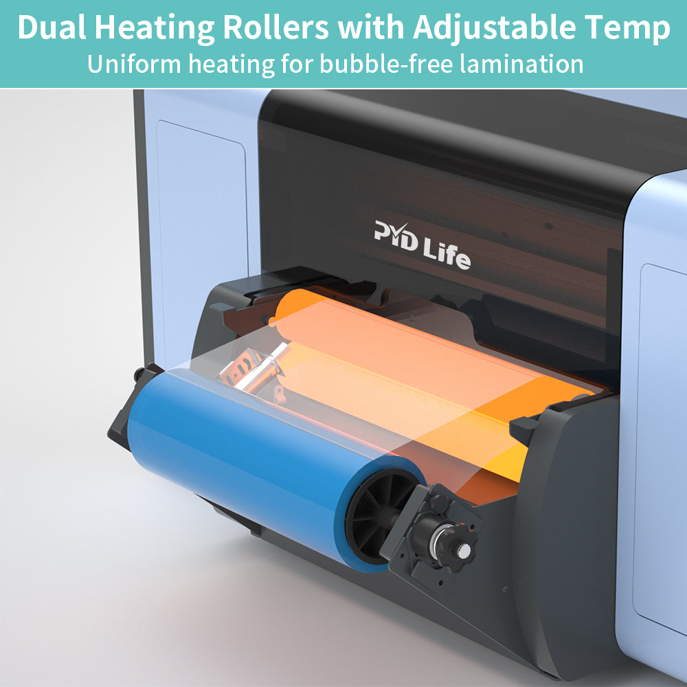 A3 UV DTF Starter Kit with Printer Dual i3200U1HD Print Head All in One System with Laminating Multifunction AB Film UV Light