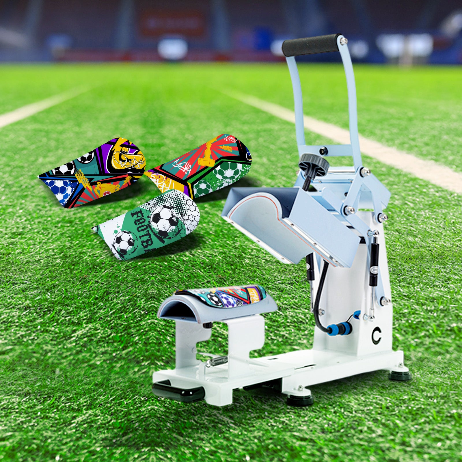 Shin Guard Heat Press Machine OR Shin Guard Heat Press Attachment (Ship from China)